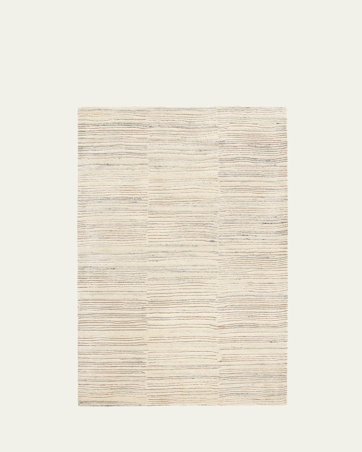 Annie Selke Avery Oatmeal Hand-tufted Wool Rug, 5' X 8' In Oatmeal