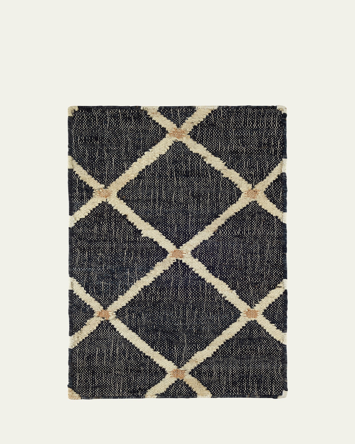 Annie Selke Kali Black Handwoven Rug, 5' X 8' In Black