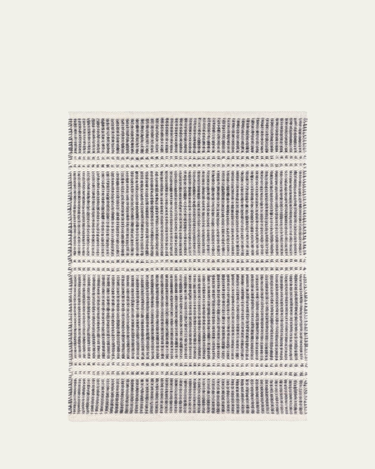 Annie Selke Malta Grey Handwoven Rug, 9' X 12' In Grey