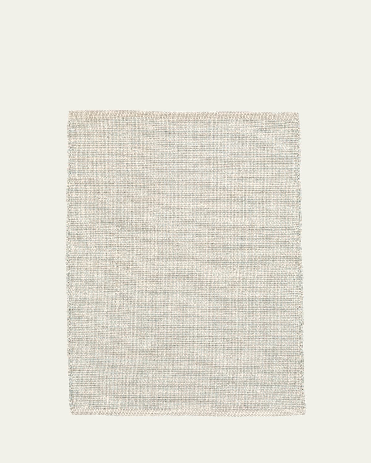 Annie Selke Marled Light Blue Handwoven Cotton Rug, 5' X 8' In Light Blue