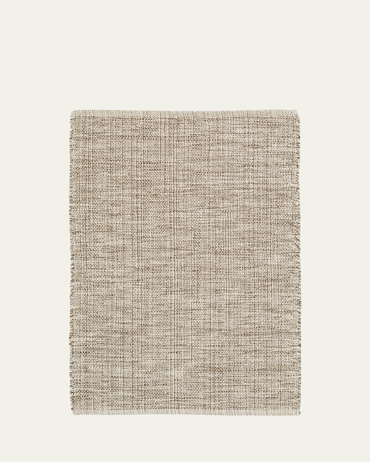 Annie Selke Marled Brown Handwoven Cotton Rug, 9'x 12'