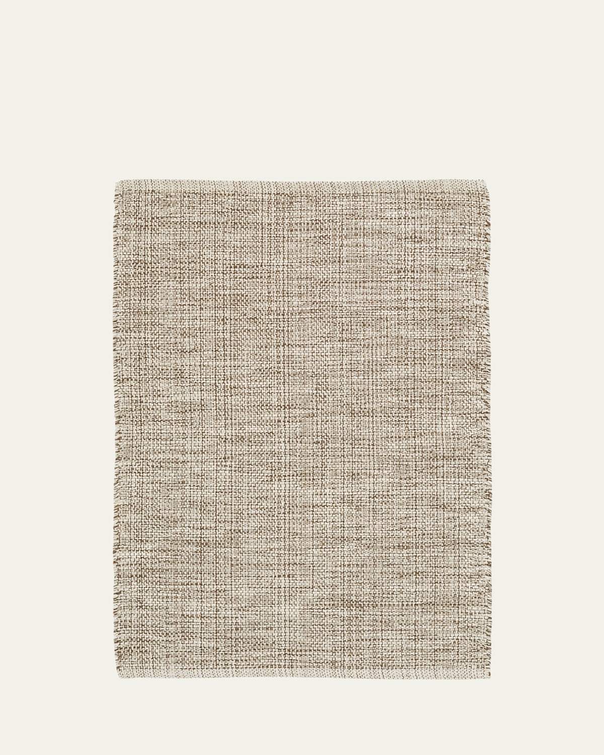 Annie Selke Marled Brown Handwoven Cotton Rug, 3' X 12' In Brown