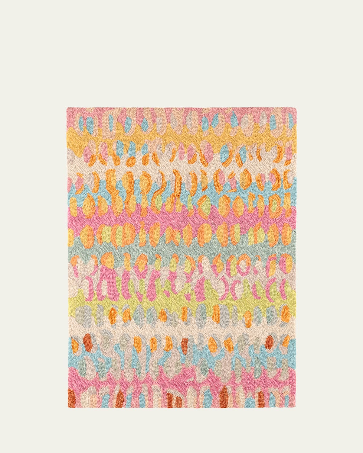 Annie Selke Paint Chip Confetti Micro-hooked Rug, 6' X 9' In Confetti