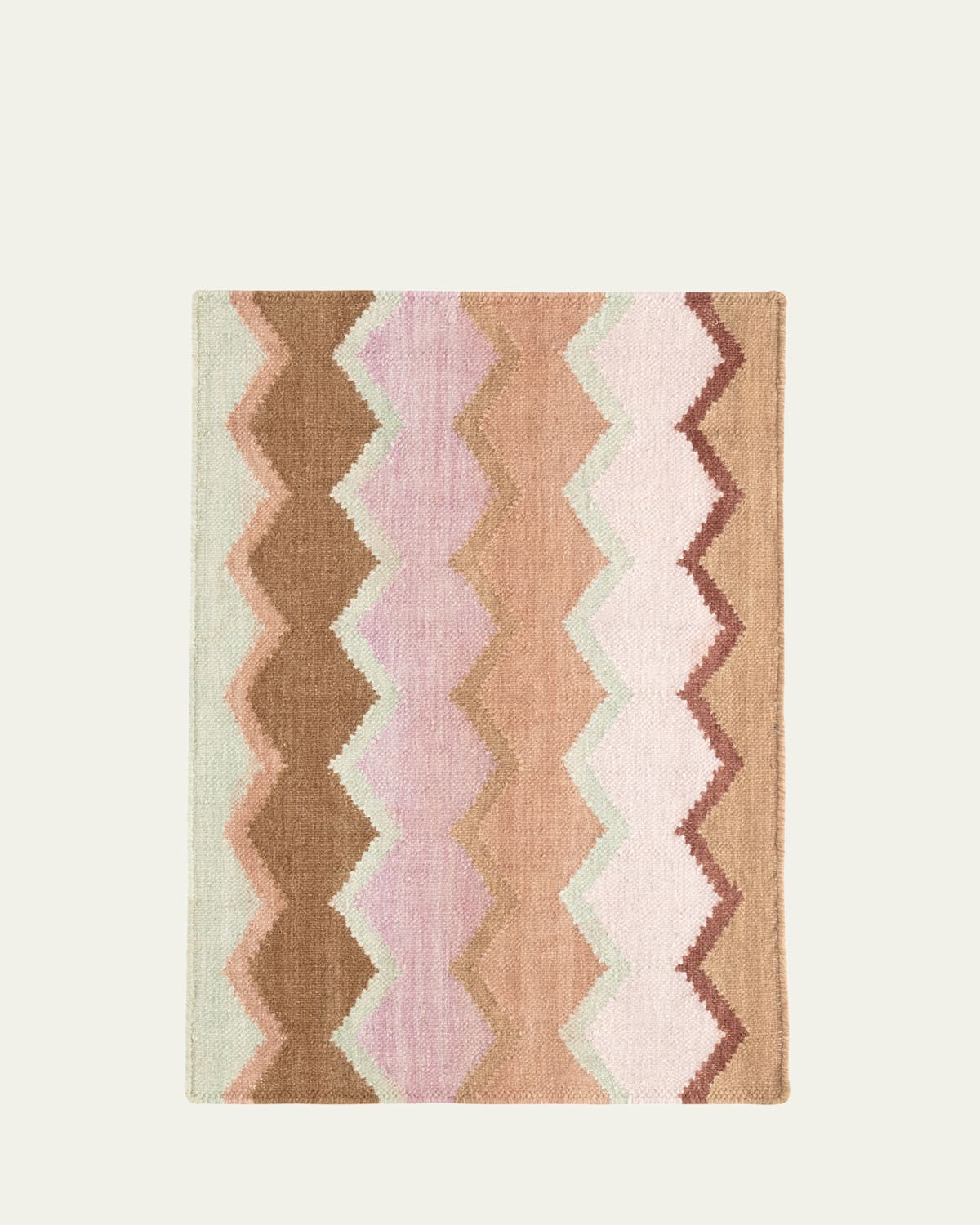Annie Selke X Kit Kemp Safety Net Earth Handwoven Rug, 8' X 10' In Earth