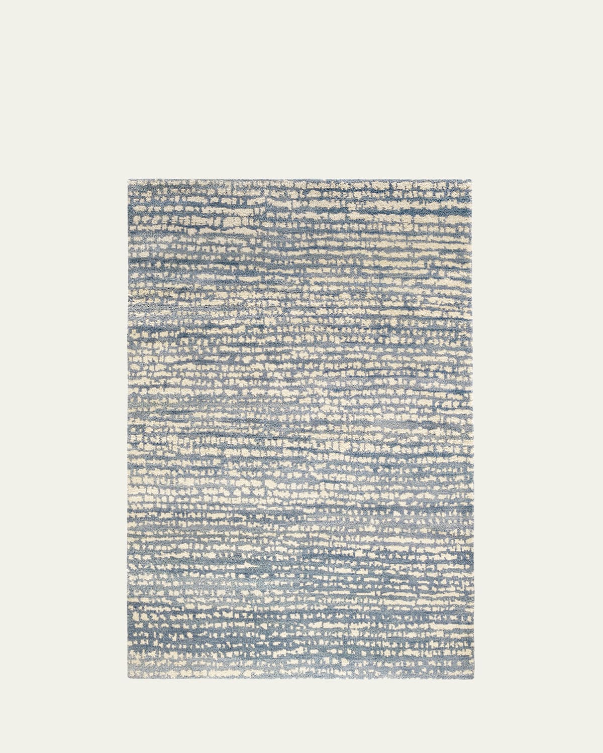 Annie Selke Shepherd Pewter Blue Hand-knotted Rug, 10' X 14' In Pewter Blue