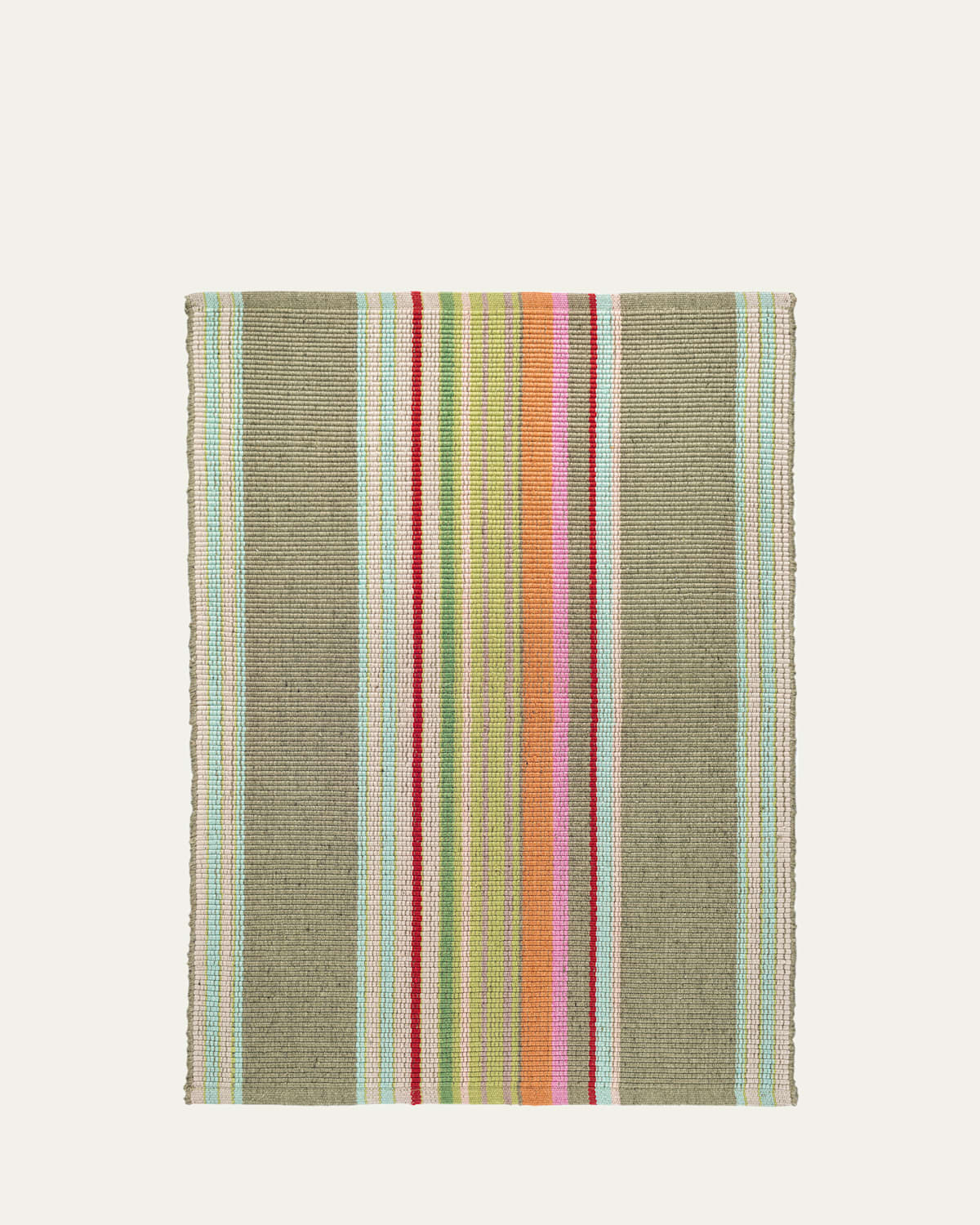 Annie Selke Stone Soup Handwoven Indoor/outdoor Runner, 2'6" X 20' In Multi
