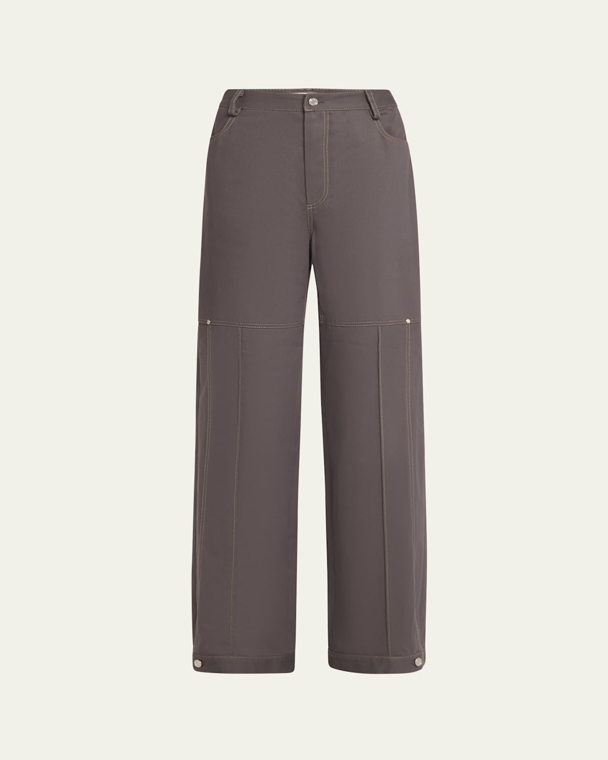 Slit Hem Jeans