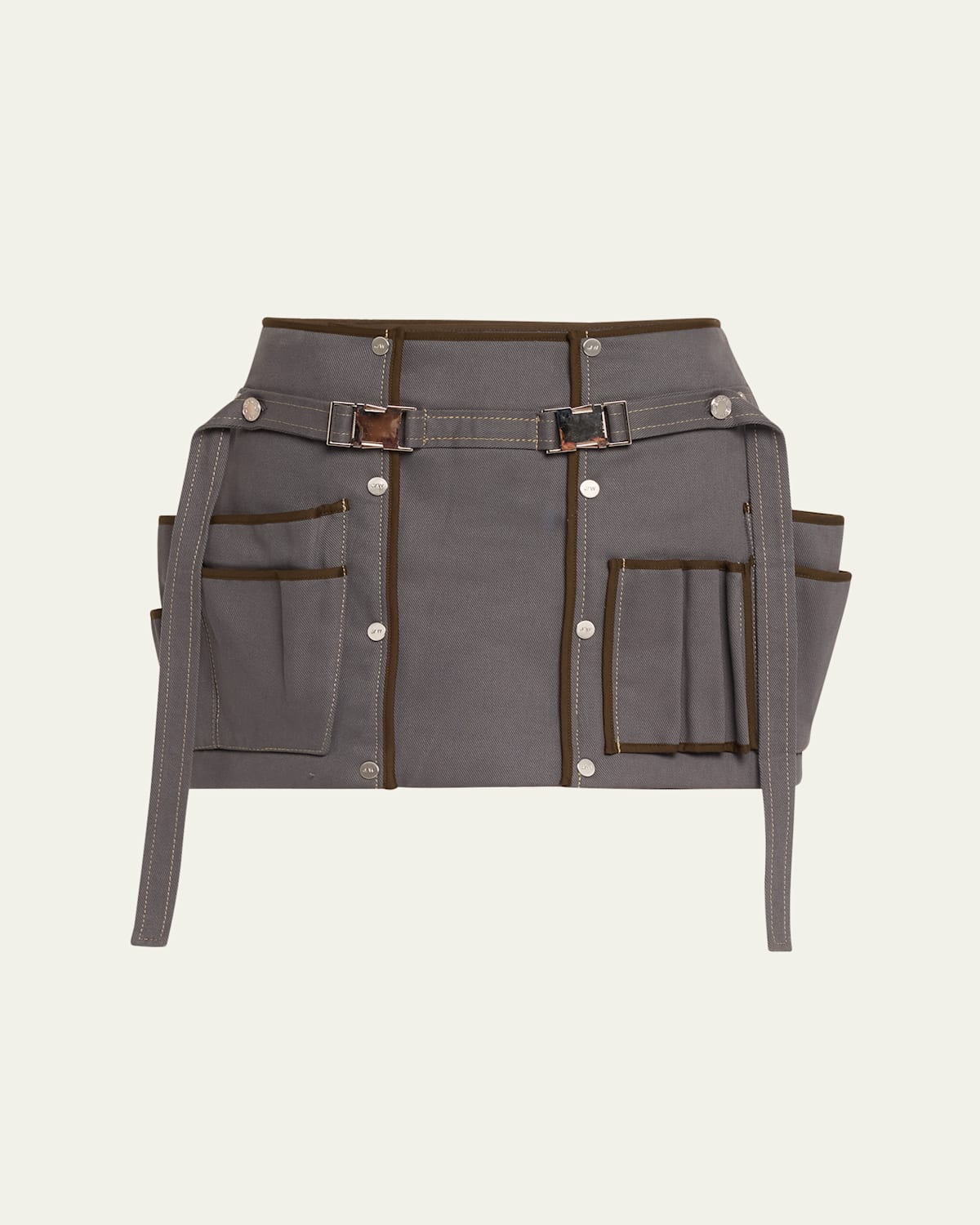 Denim Tool Belt Mini Skirt