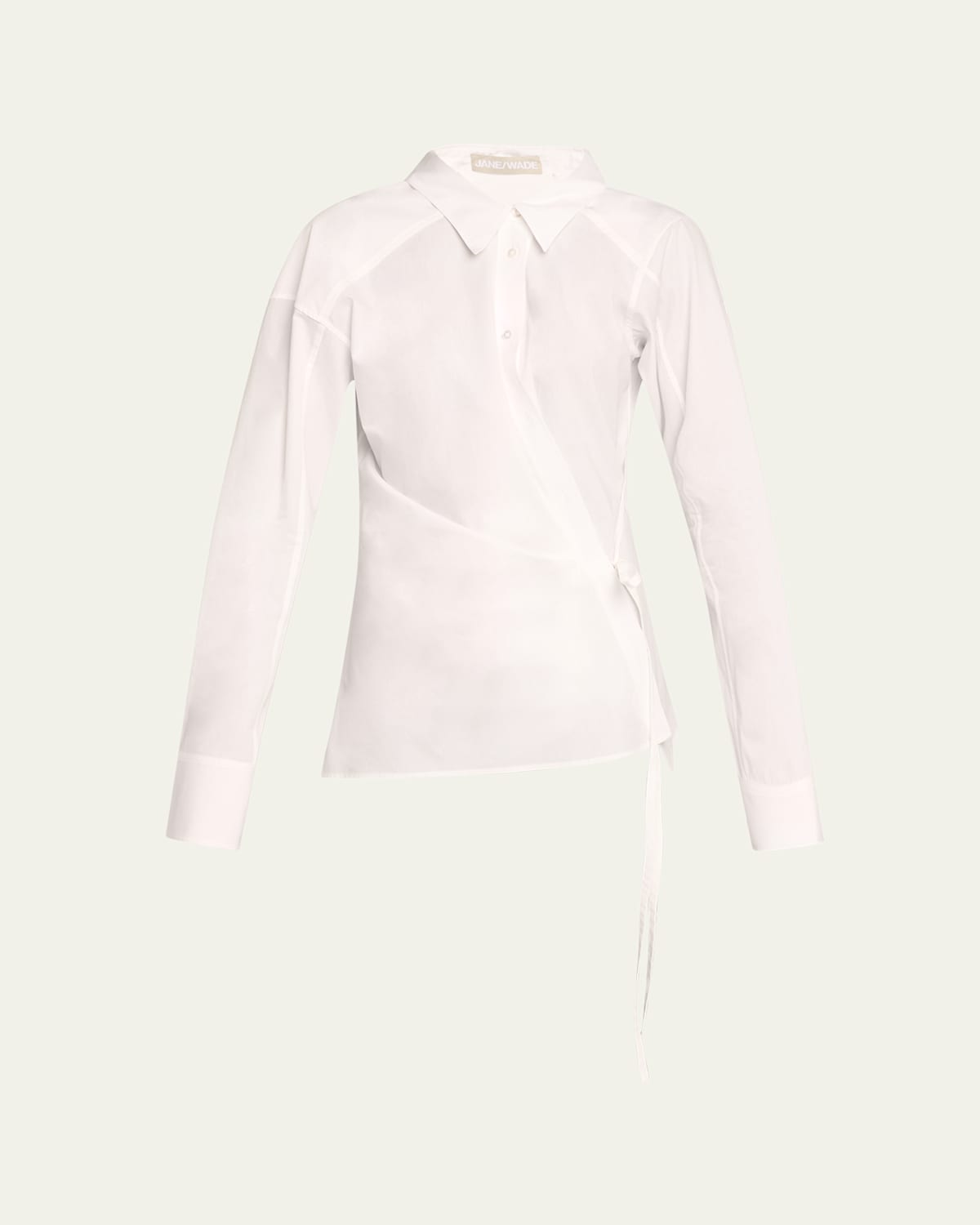 Fuze Long-Sleeve Poplin Wrap Shirt