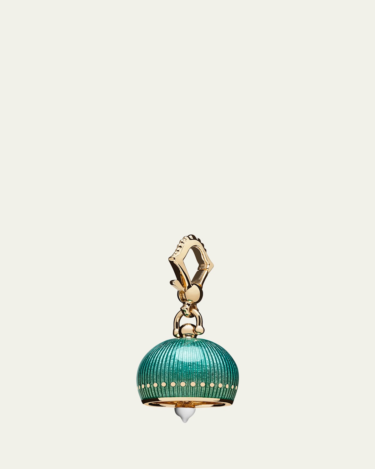 Paul Morelli Emerald Enamel Bell Charm
