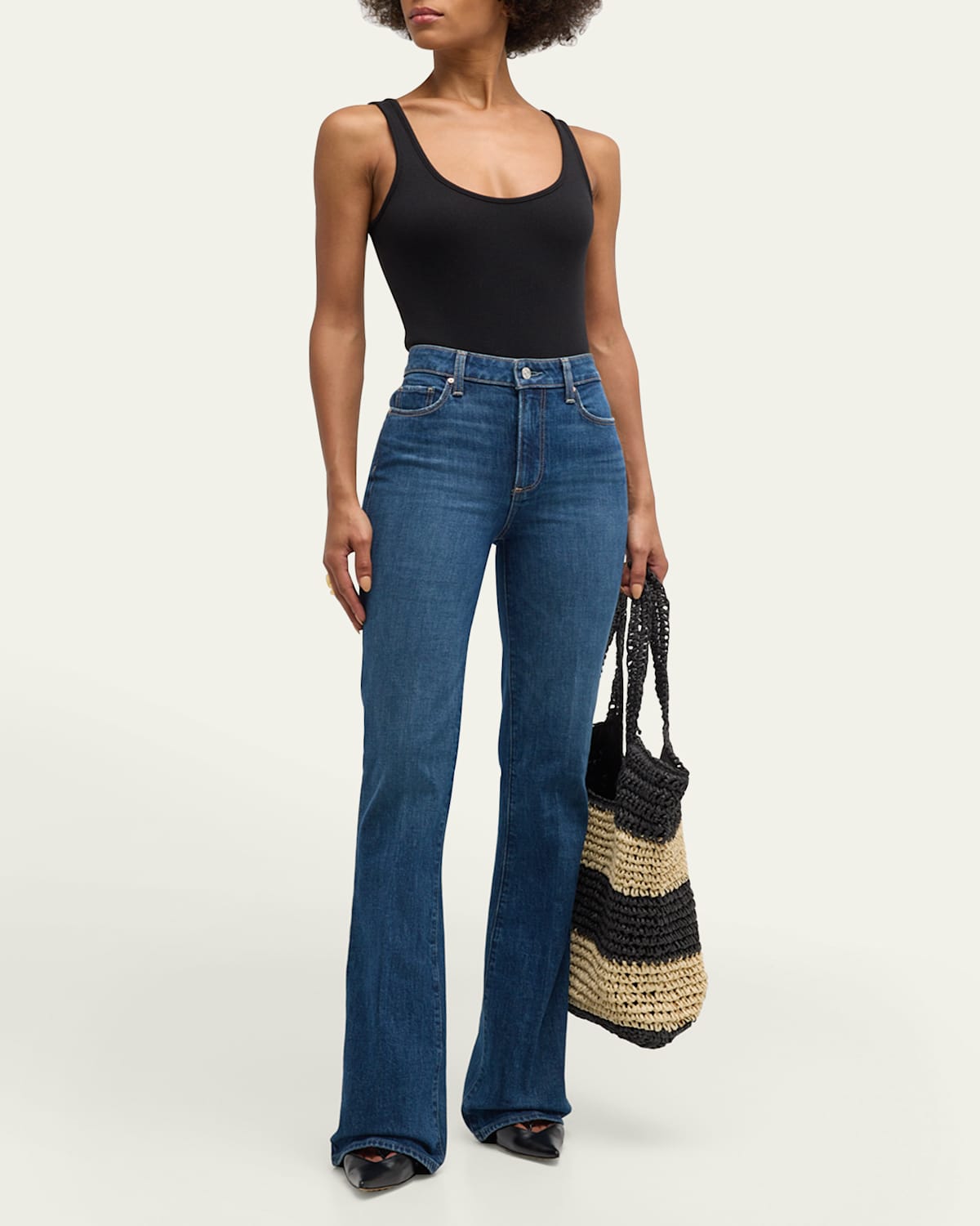 Nica Scoop-Neck Tank Bodysuit
