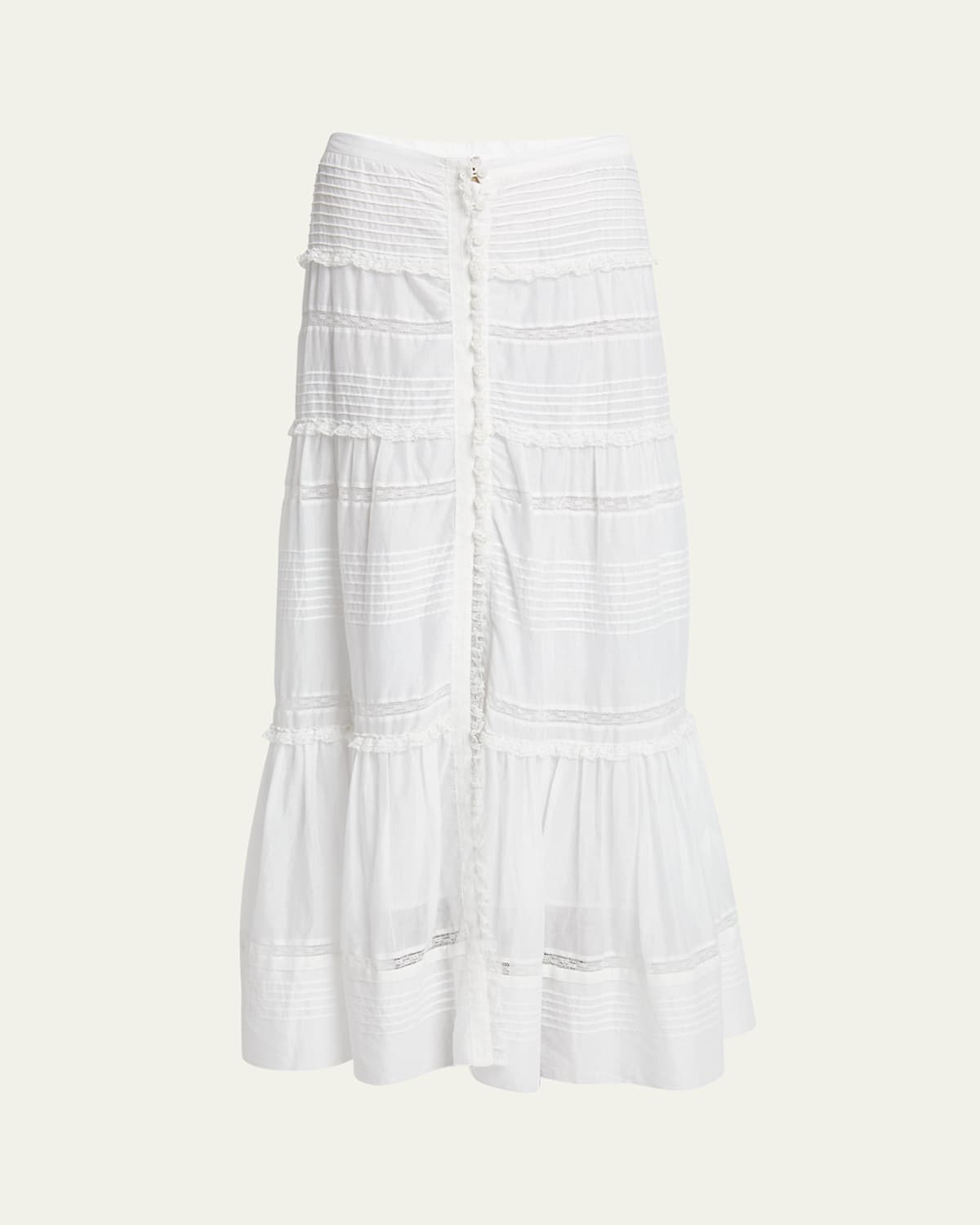 Gihane Lace Maxi Skirt