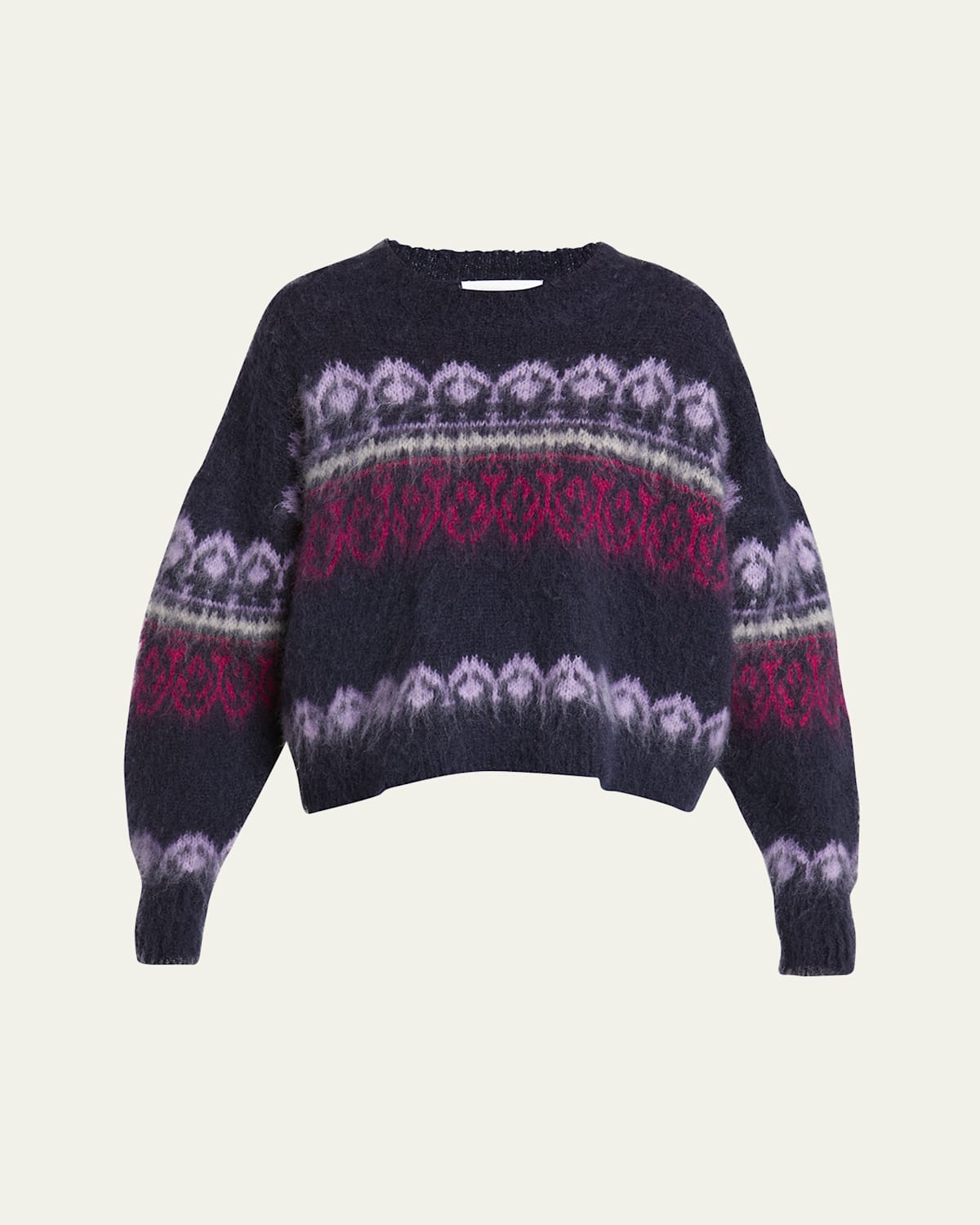 Dully Intarsia-Knit Sweater