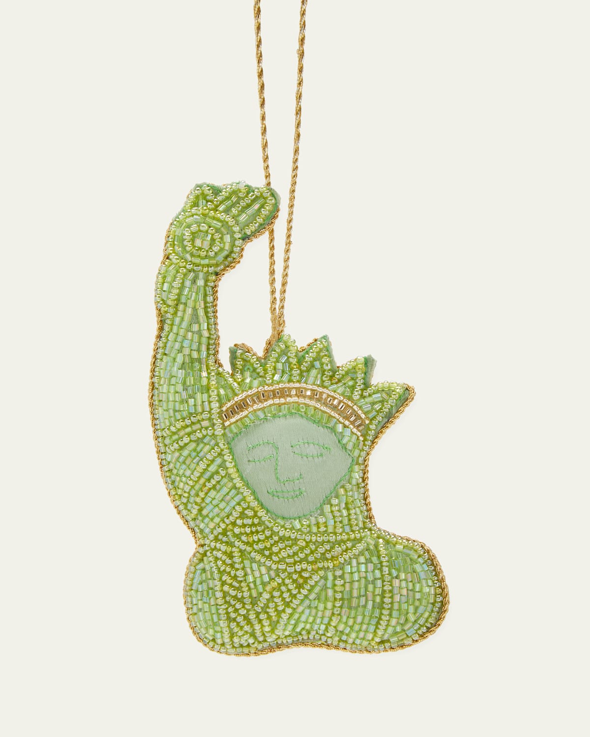 Statue of Liberty Beaded Christmas Ornament