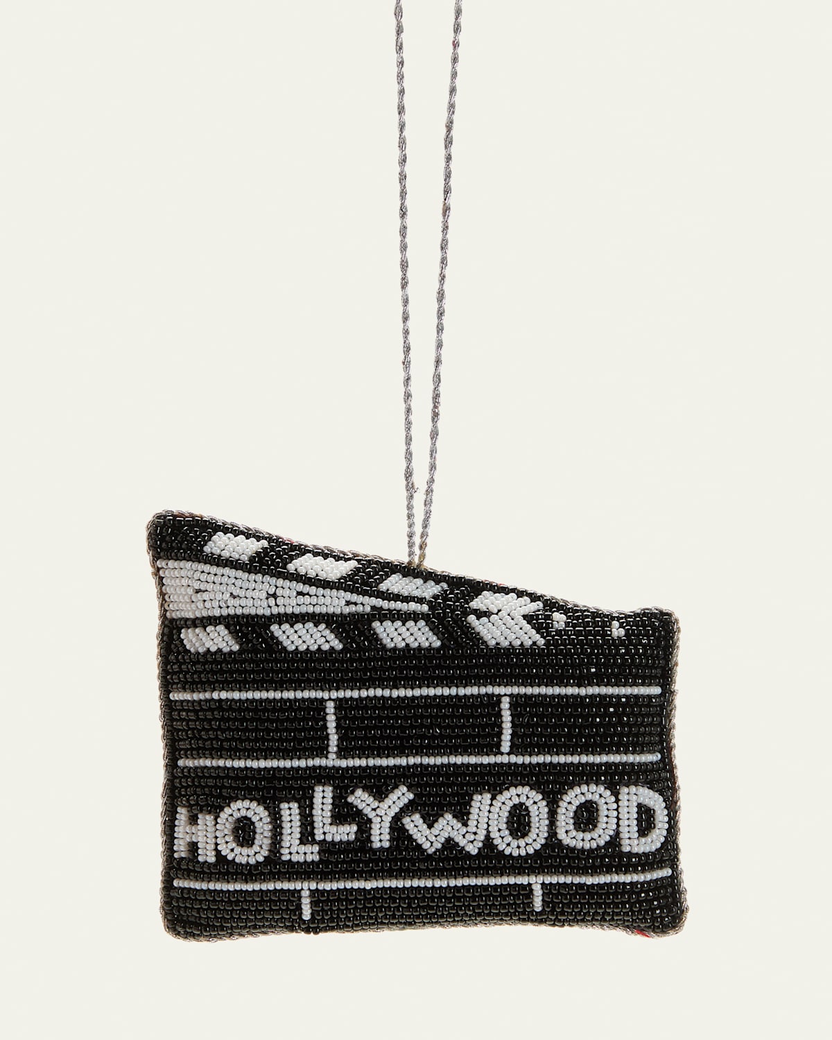 Hollywood Clapper Beaded Ornament
