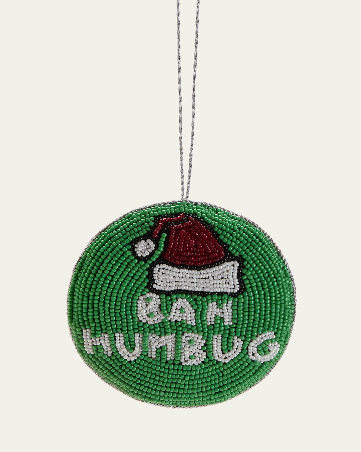 Bah Humbug Beaded Ornament