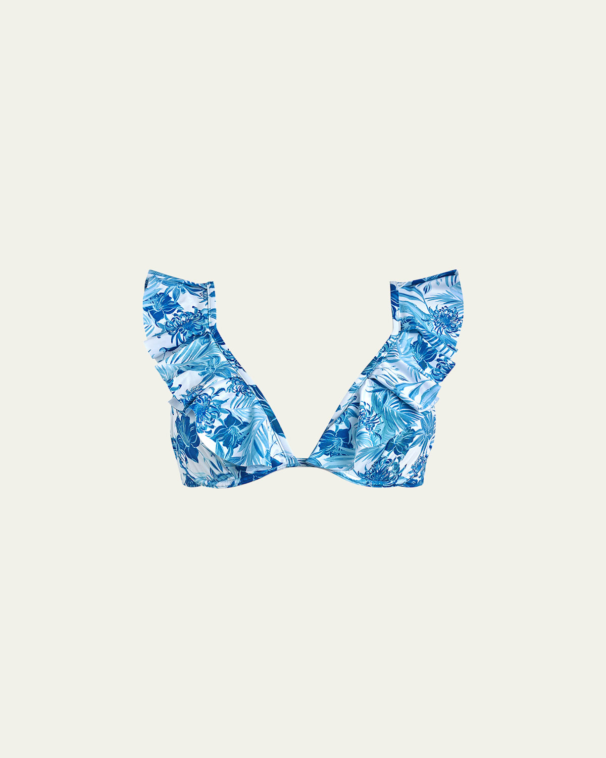 VILEBREQUIN TAHITI FLOWERS FLUTTER BIKINI TOP