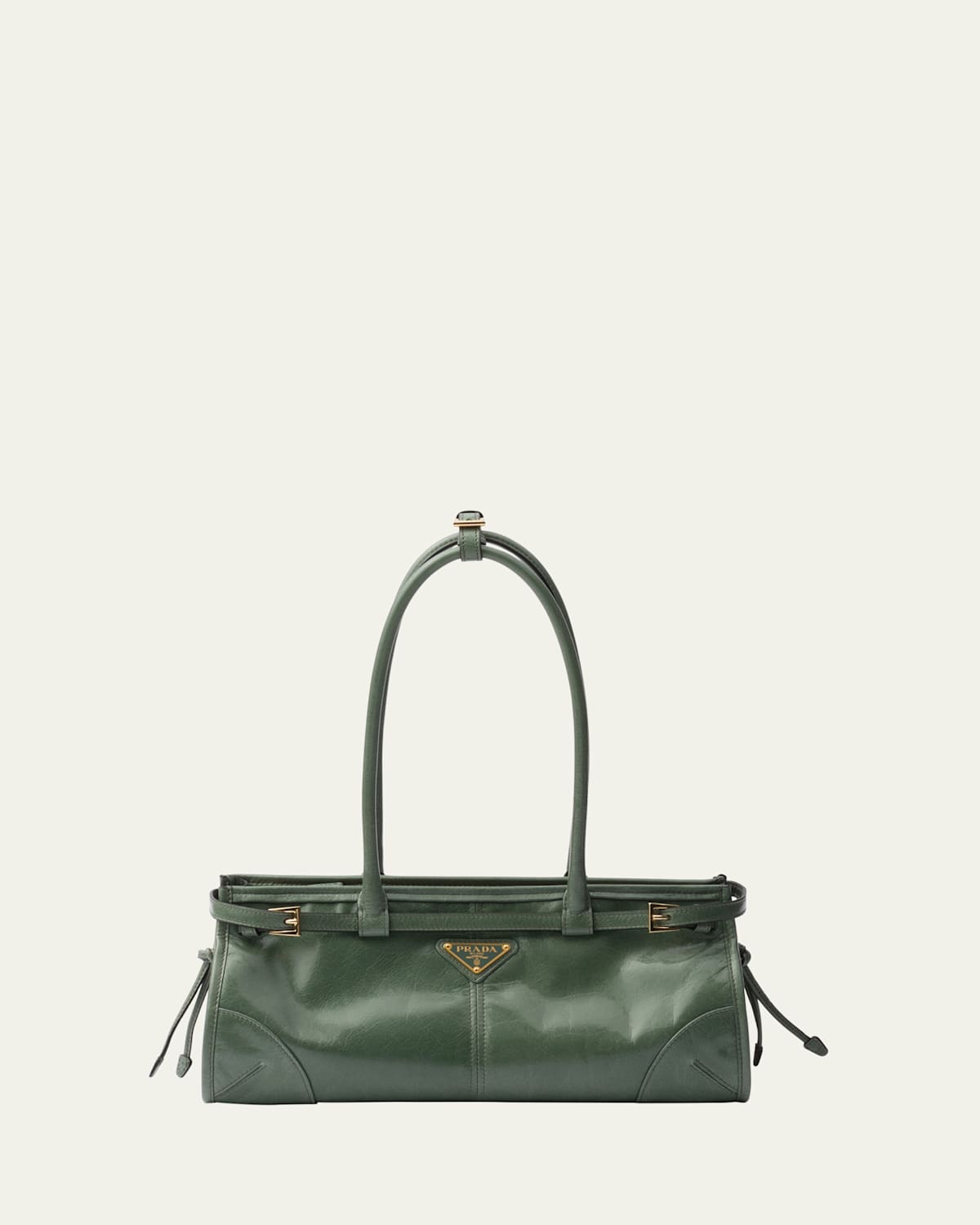 Prada Medium East-west Leather Shoulder Bag