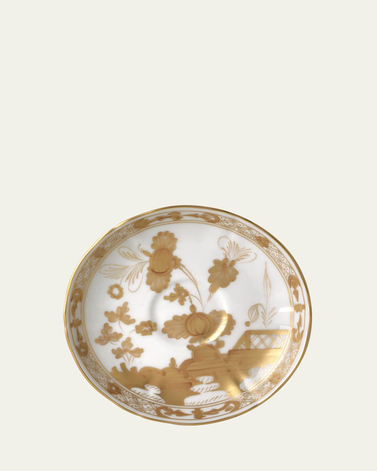 GINORI 1735 Oriente Italiano Gold Coffee Saucer, Aurum