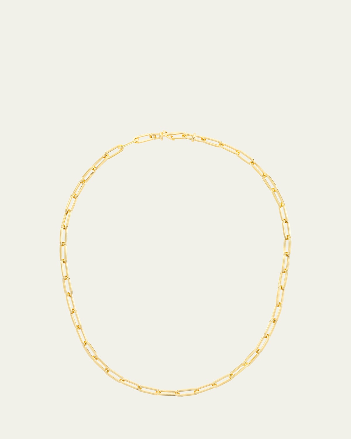 18K Yellow Gold Lien Or Short Necklace