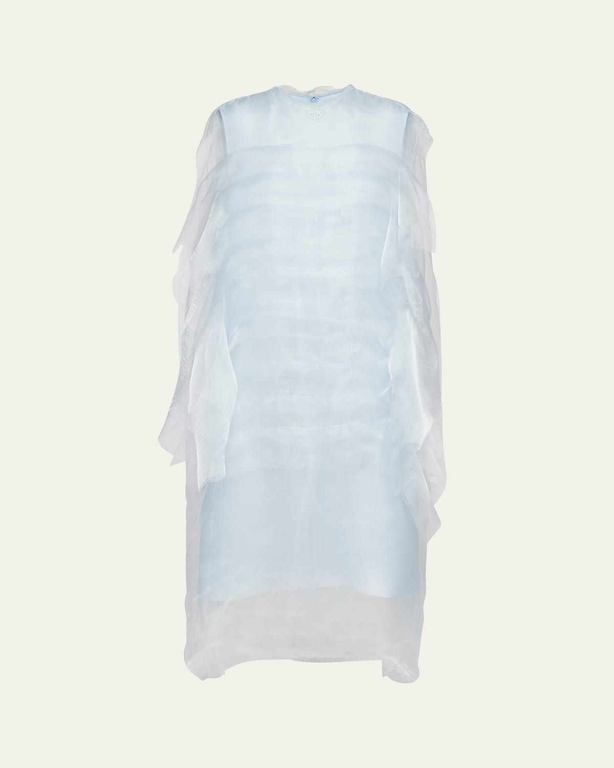 Prada Sleeveless Logo Dress In Astro