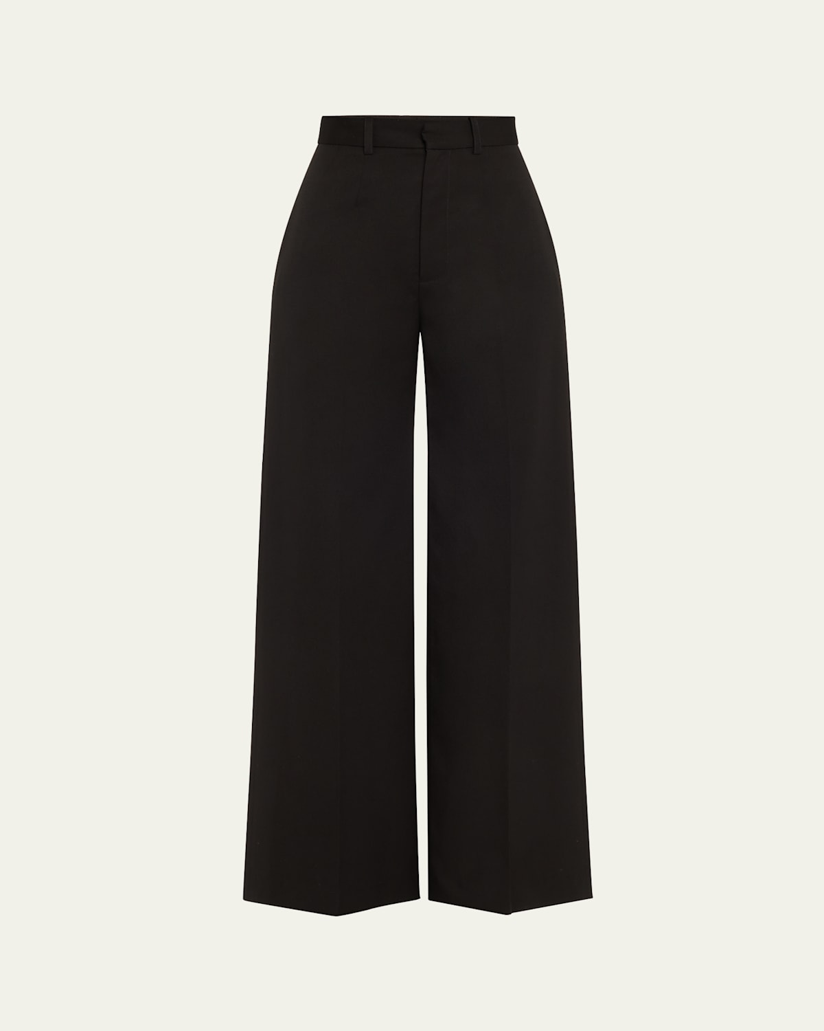 Peek Open Thigh Wool Trousers