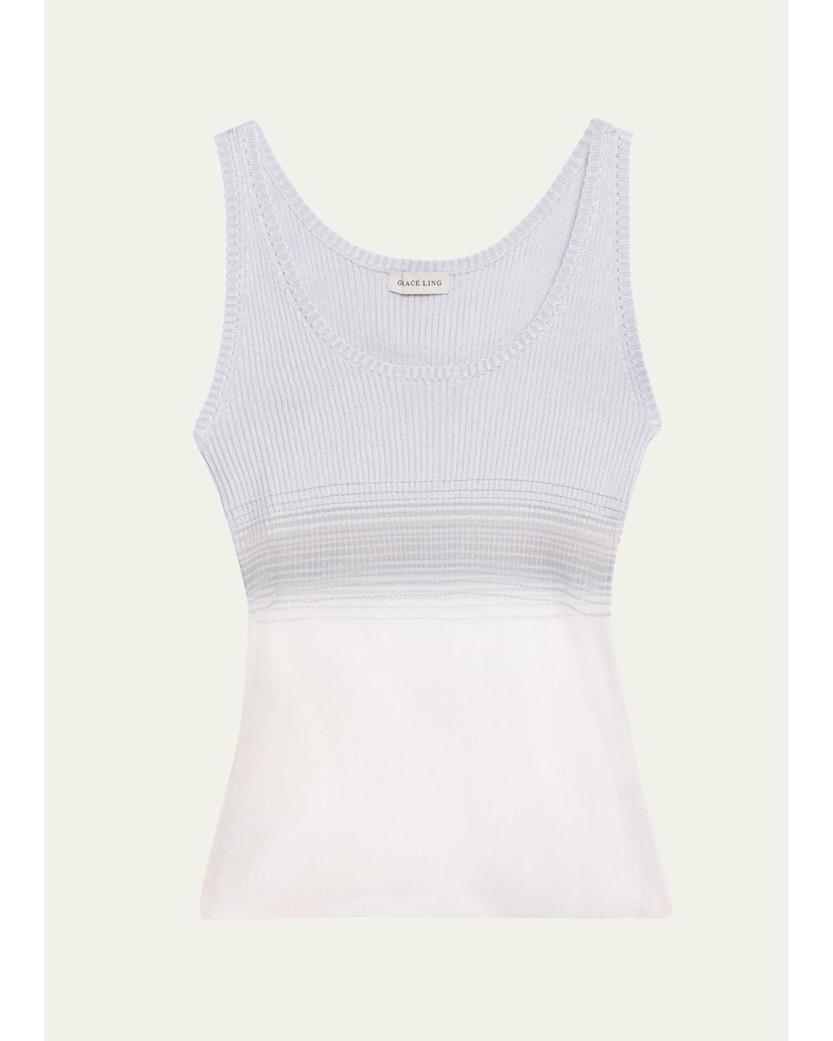 Evanescent Sheer Degrade Tank Top