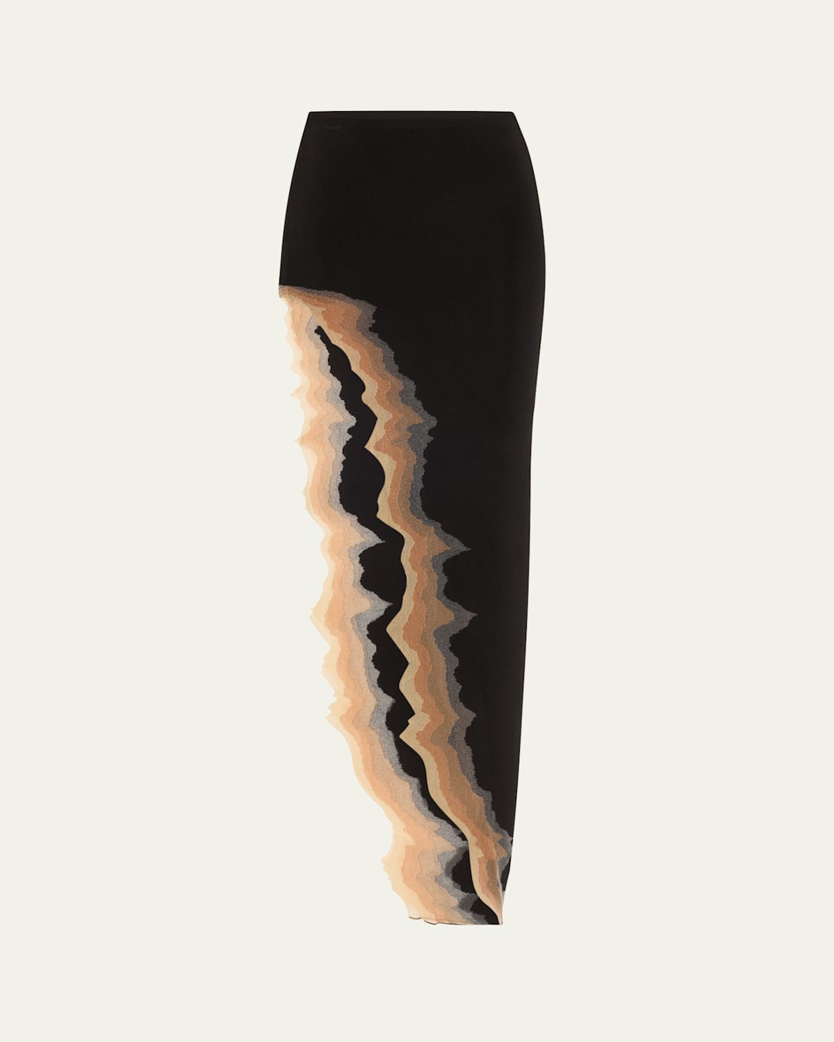 Flame Slit Maxi Skirt