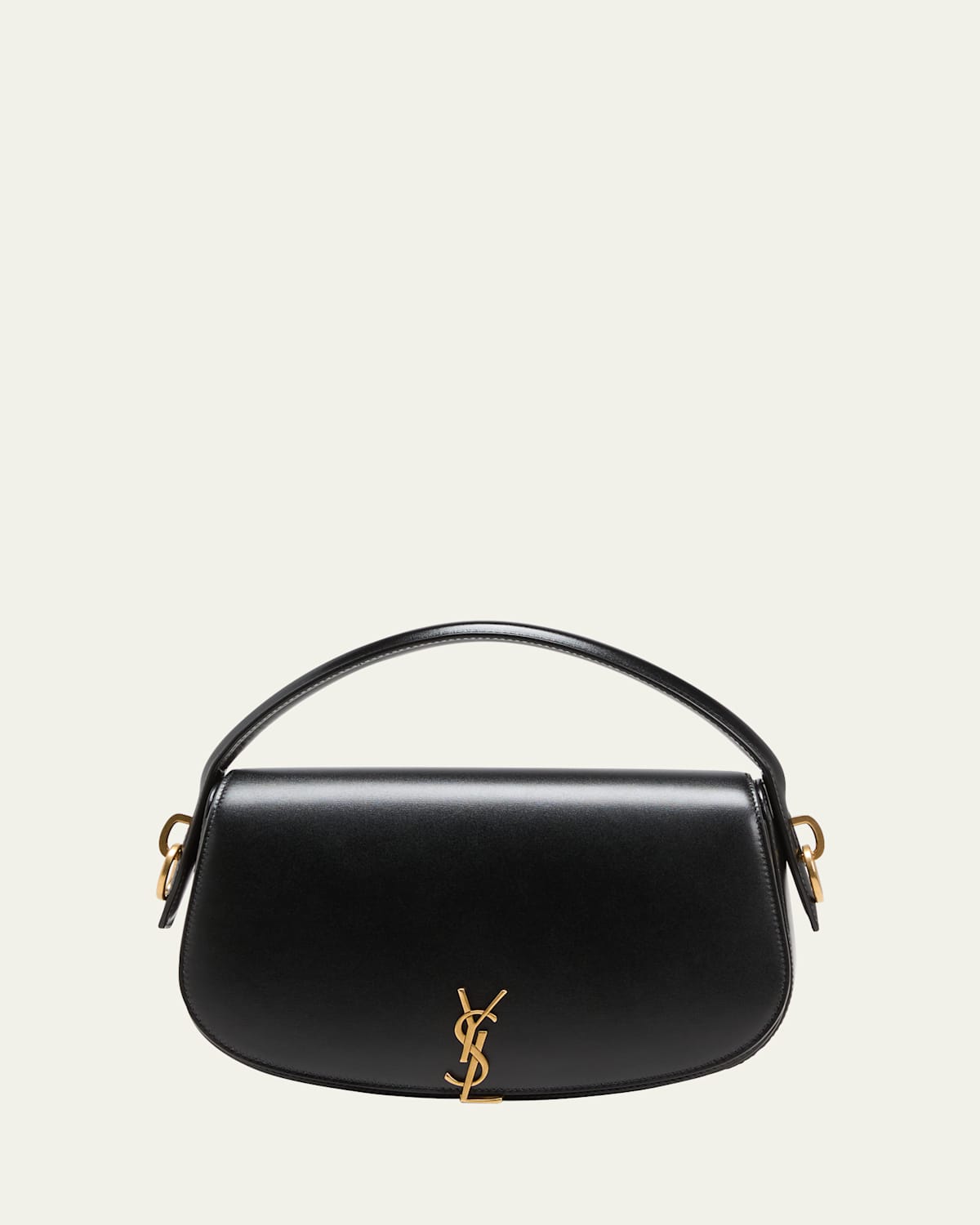 Saint Laurent Voltaire Mini Leather Shoulder Bag In Dark Currant