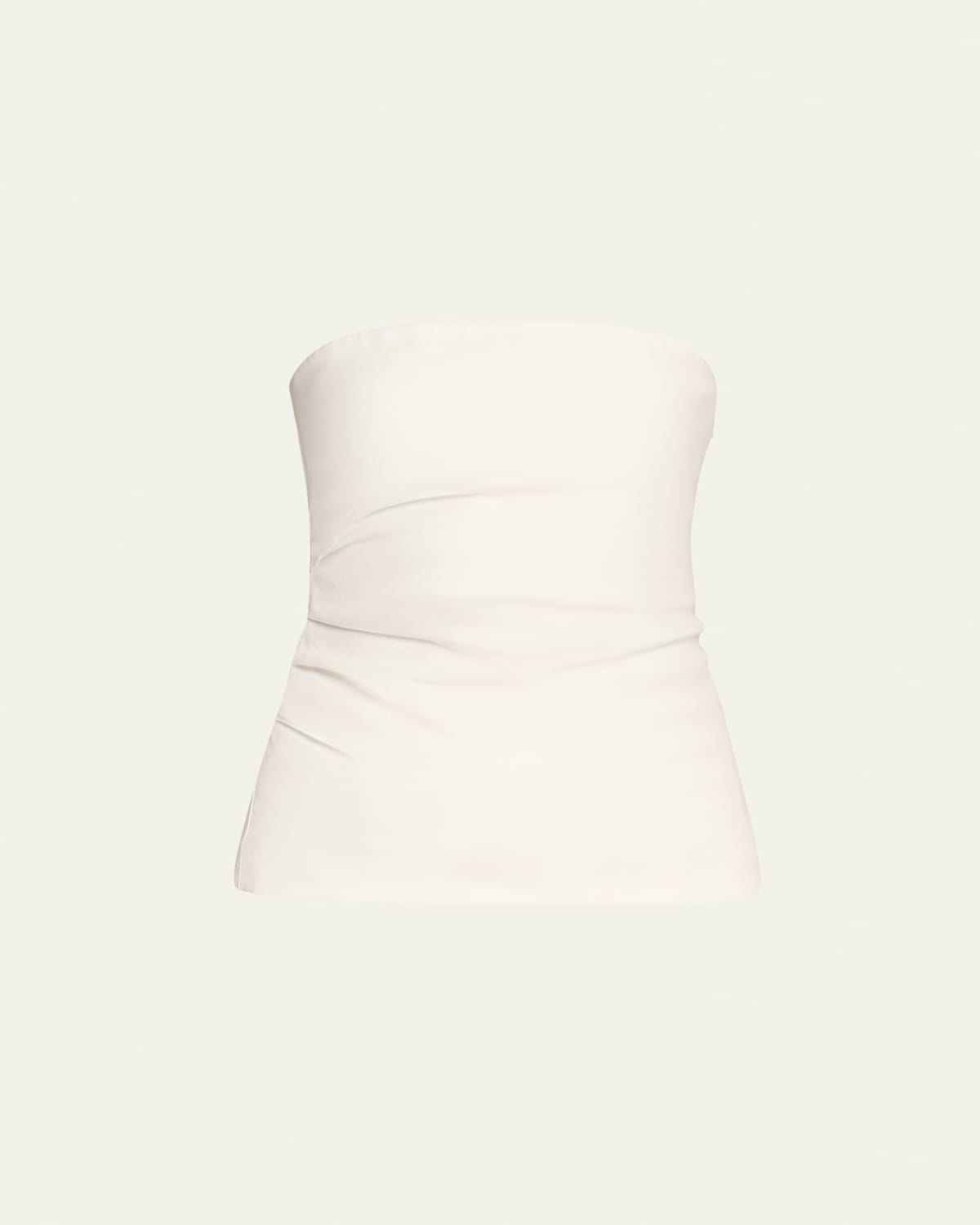 Dorian Strapless Pleated Bodice
