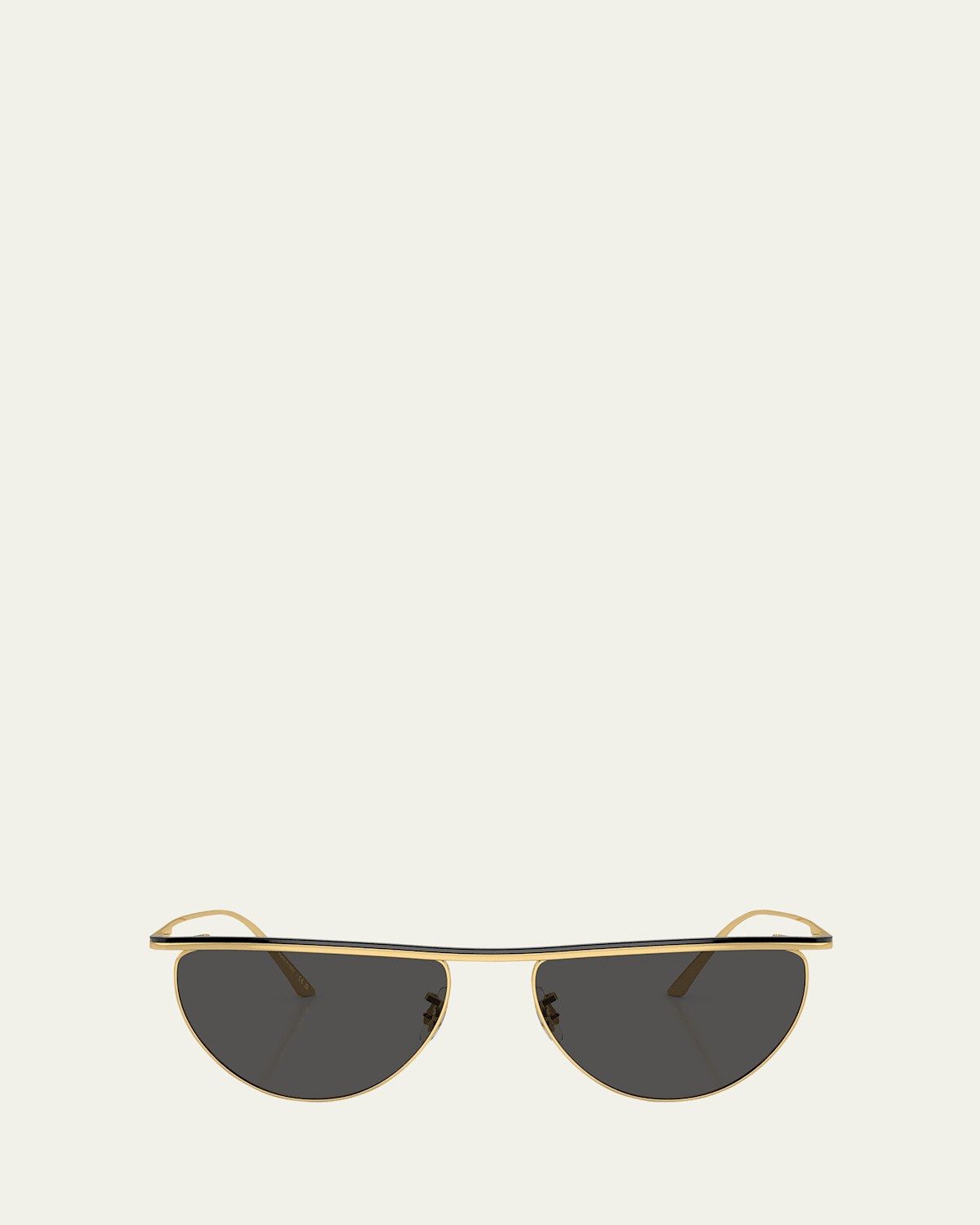 Sleek Metal Windsor Rim Sunglasses