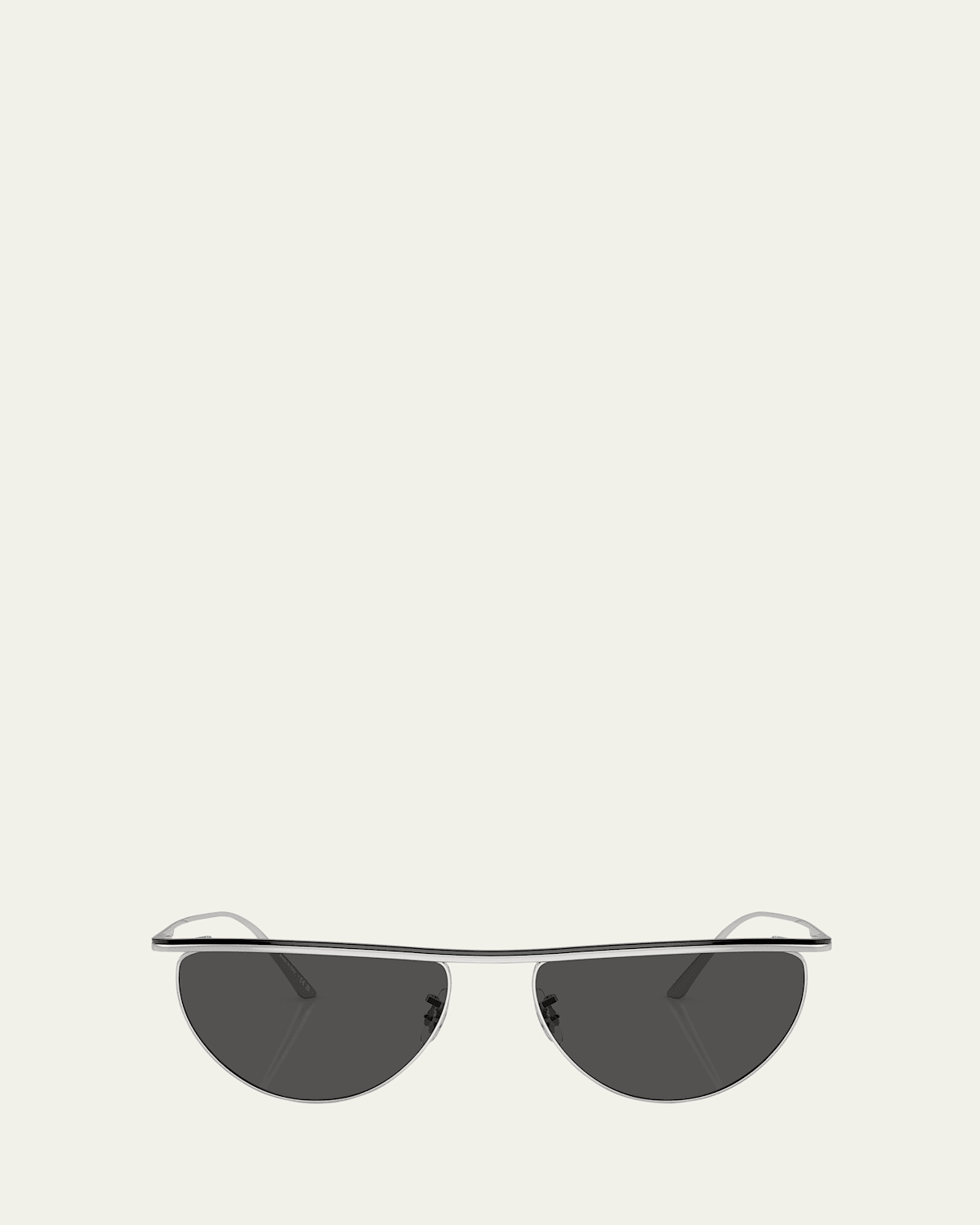 Sleek Metal Windsor Rim Sunglasses