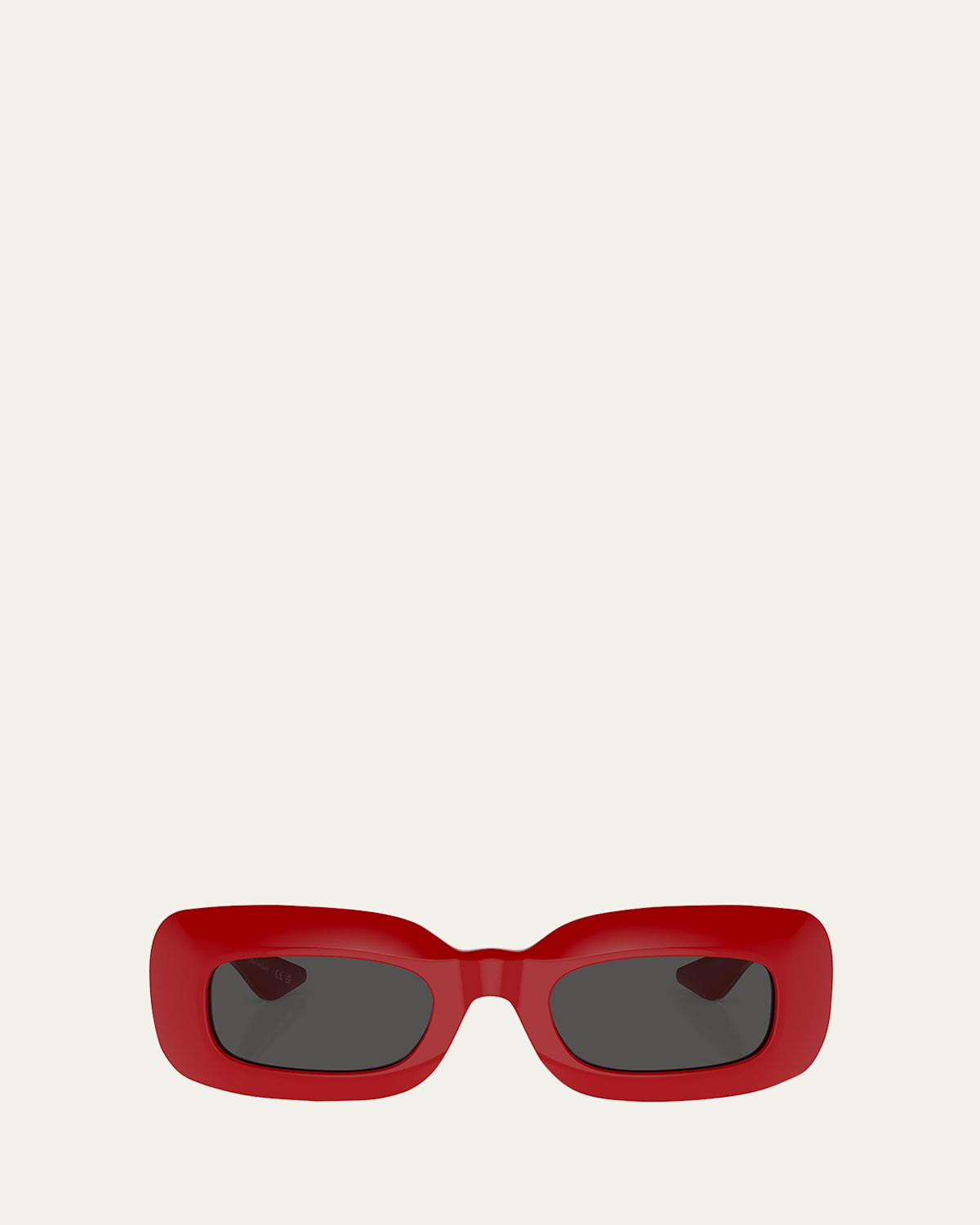 Beveled Acetate Rectangle Sunglasses