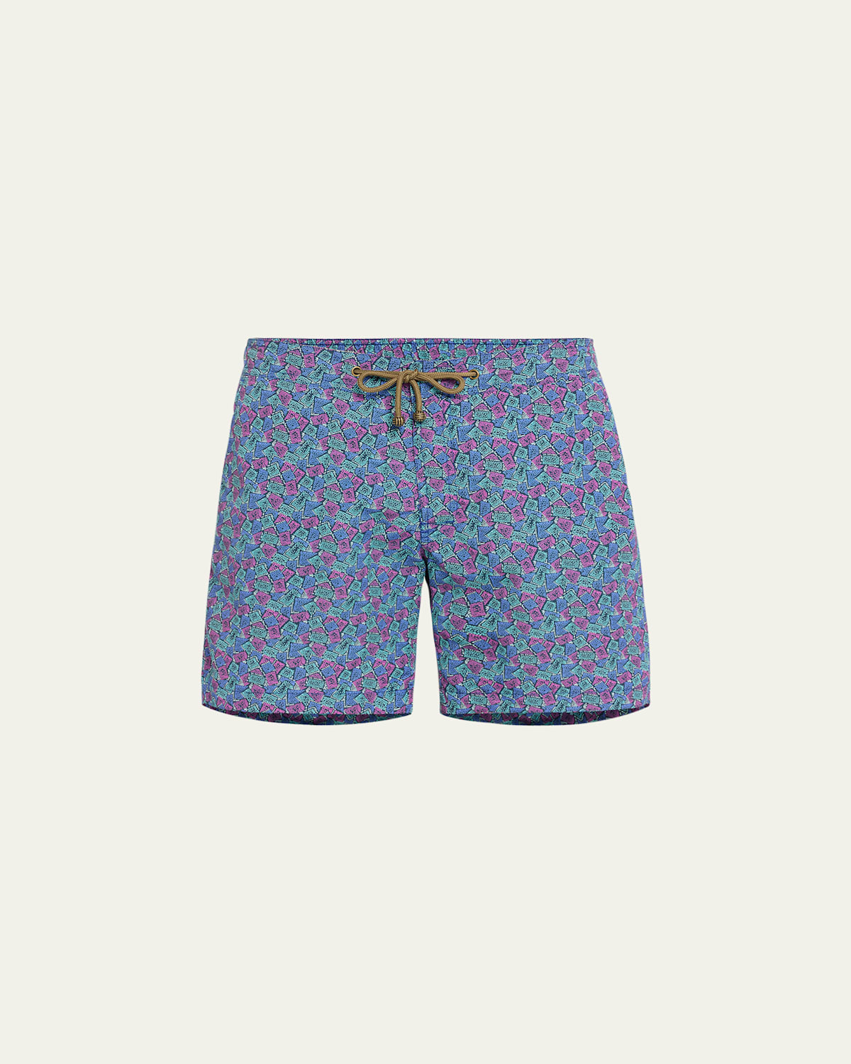 Men's Dotted Checks Swim Shorts