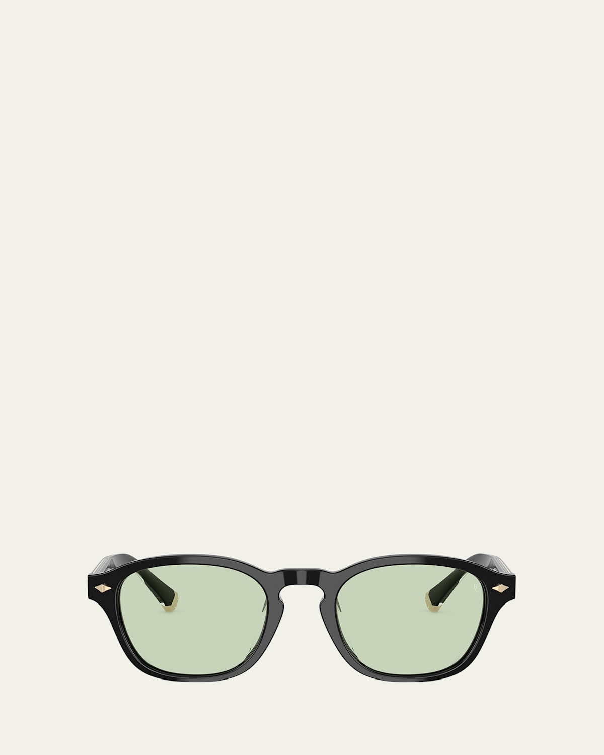 Vintage-Style Acetate Square Sunglasses