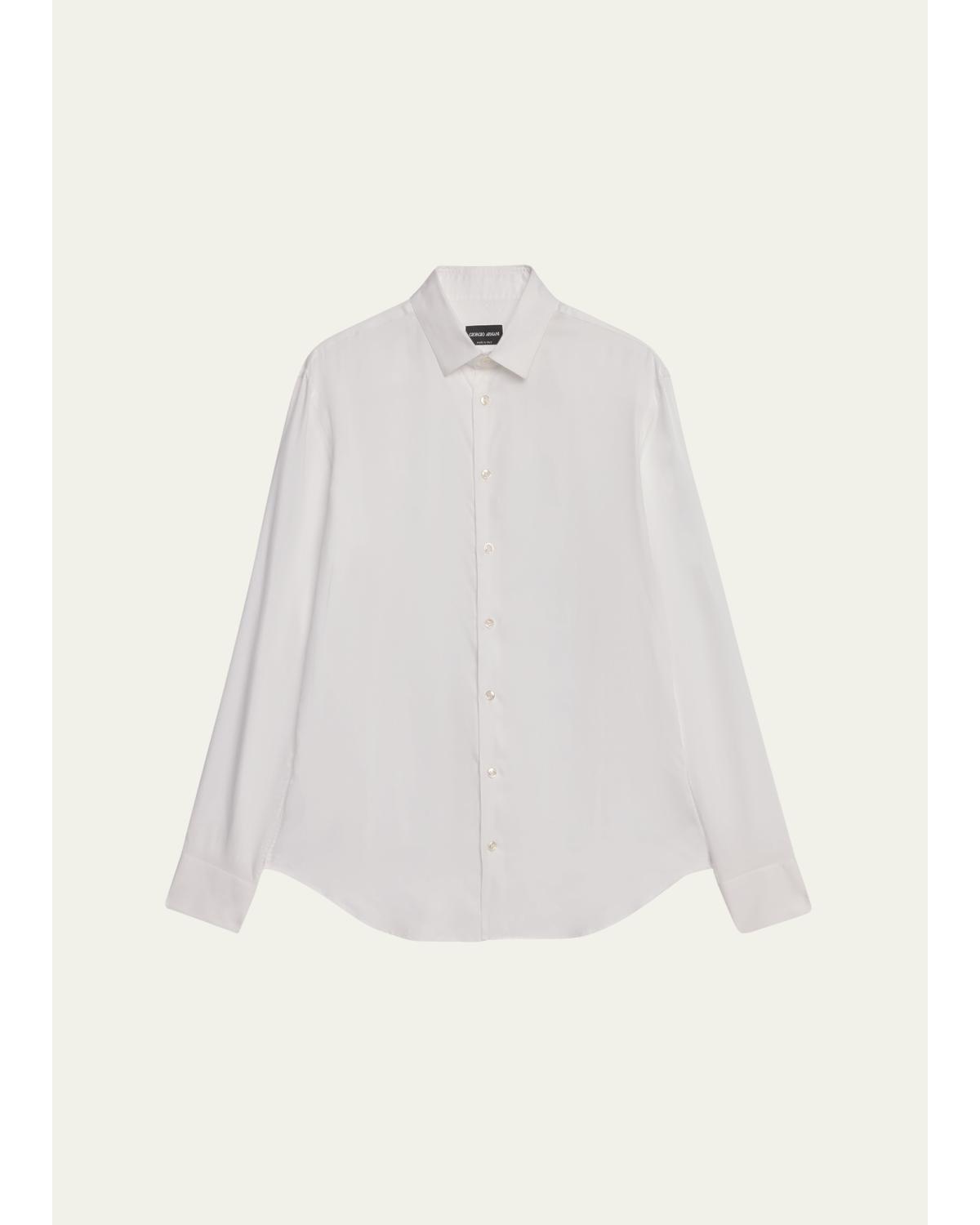 Men'S Solid Tencel Sport Shirt