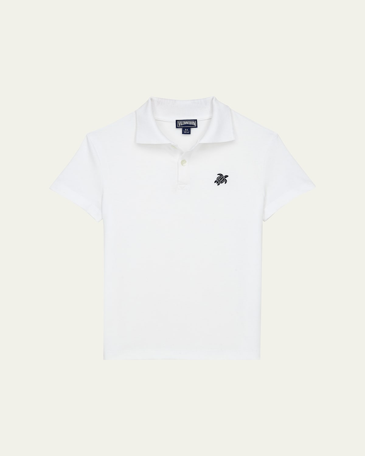 Boy's Embroidered Turtle Polo Shirt, Size 2-14