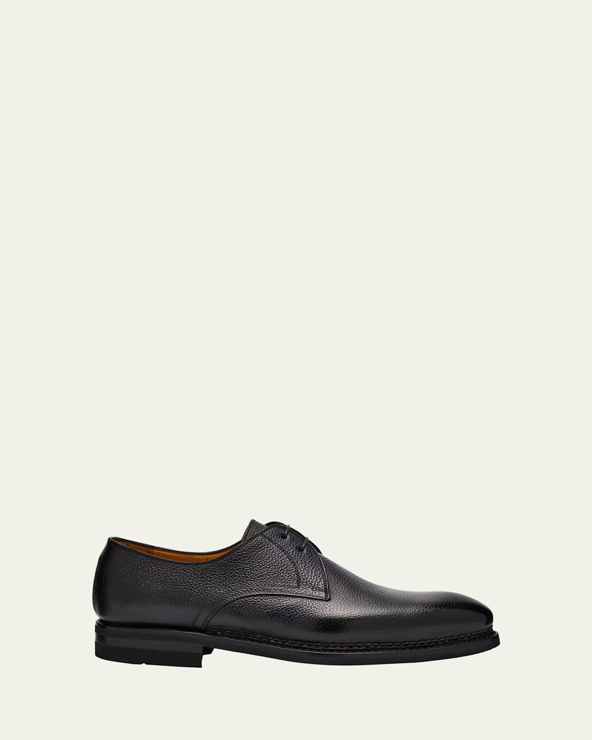 Bontoni Men's Carnera Soft Grain Leather Derby Shoes