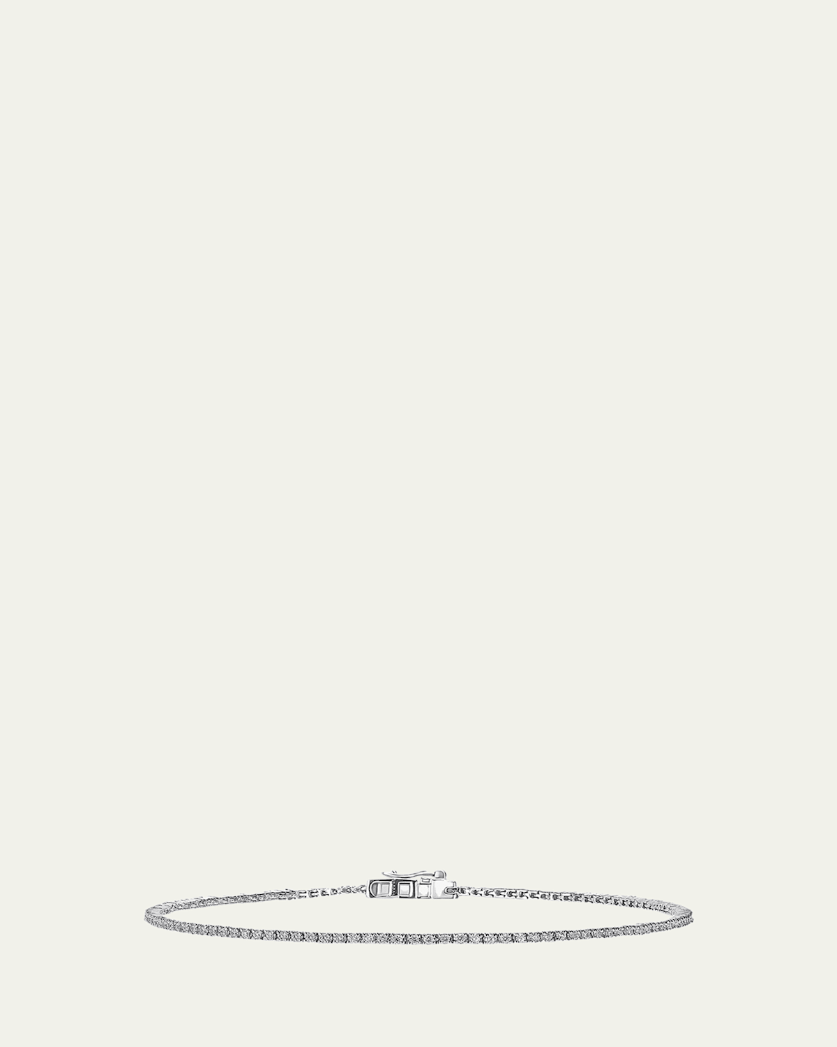 Skinny Diamond Tennis Bracelet, 6"L