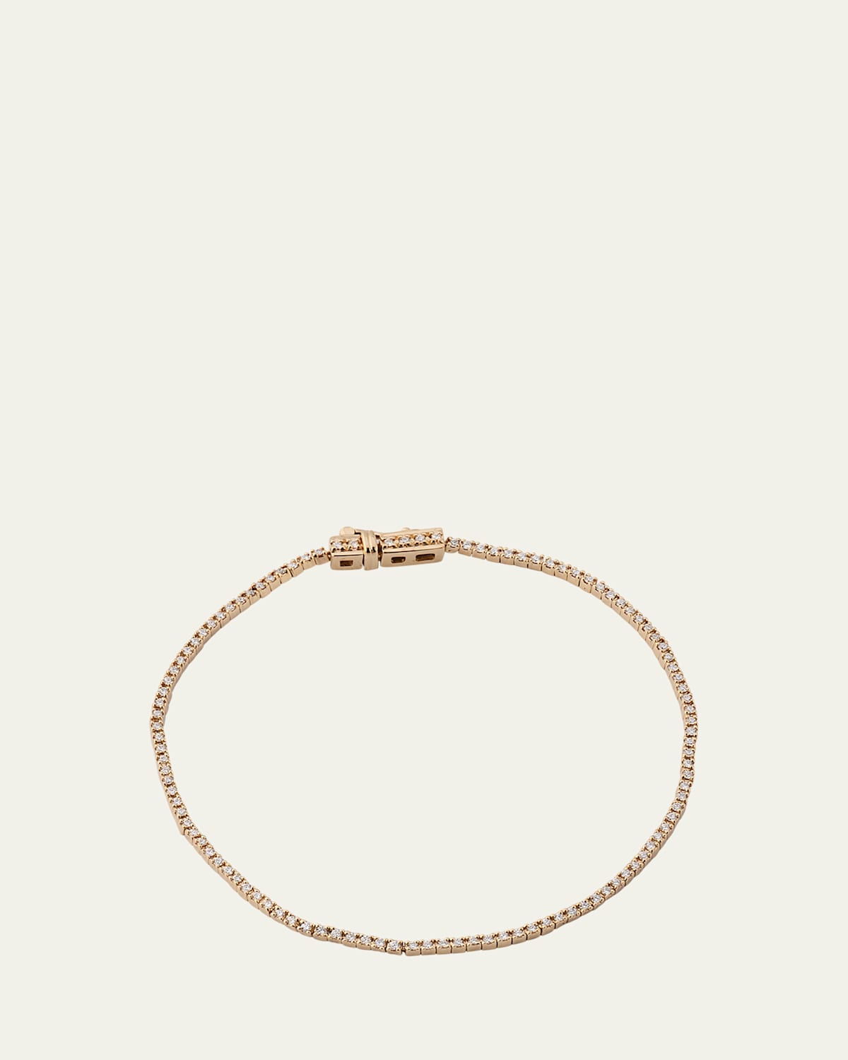 Skinny Diamond Tennis Bracelet, 6"L