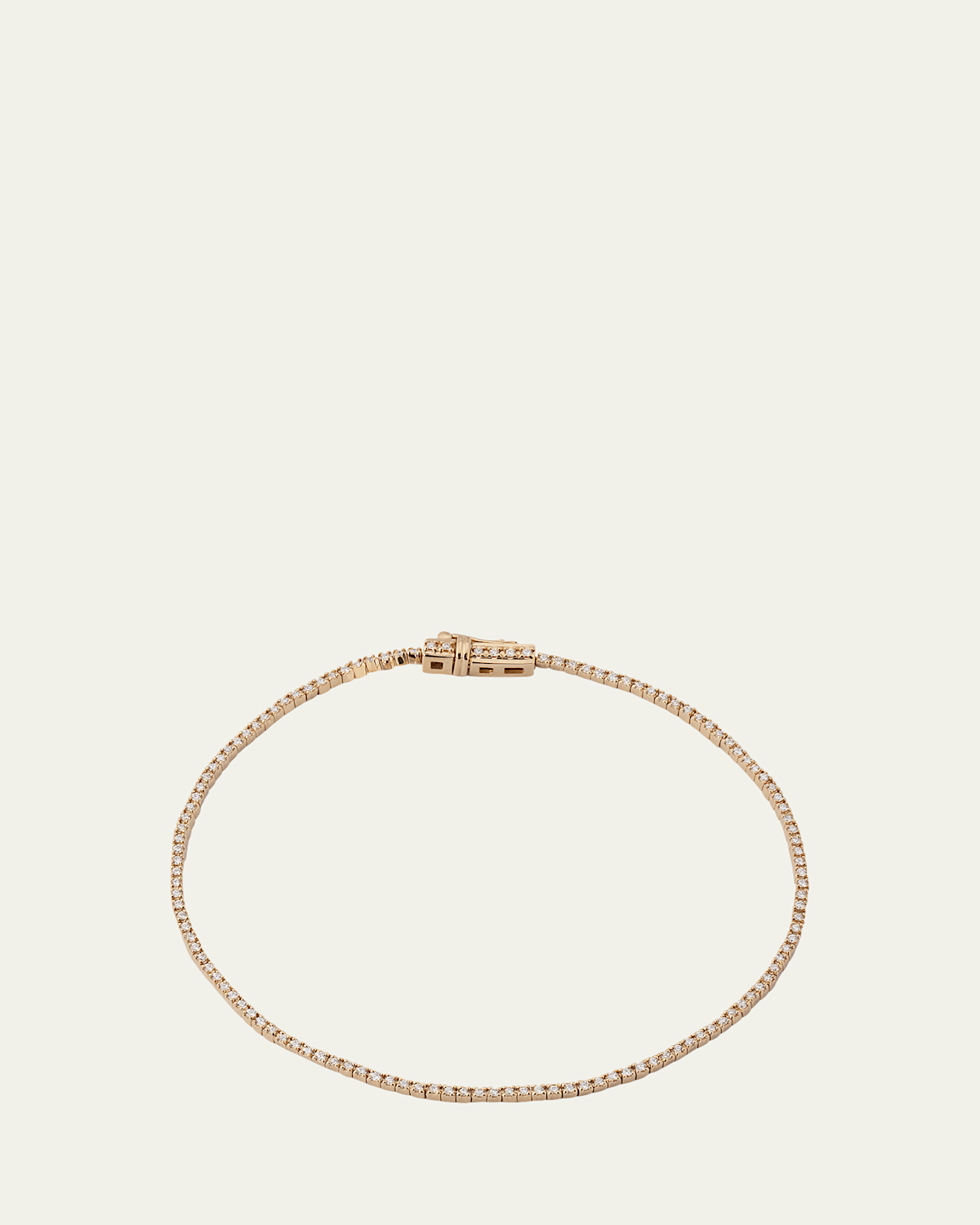 Skinny Diamond Tennis Bracelet, 7"L