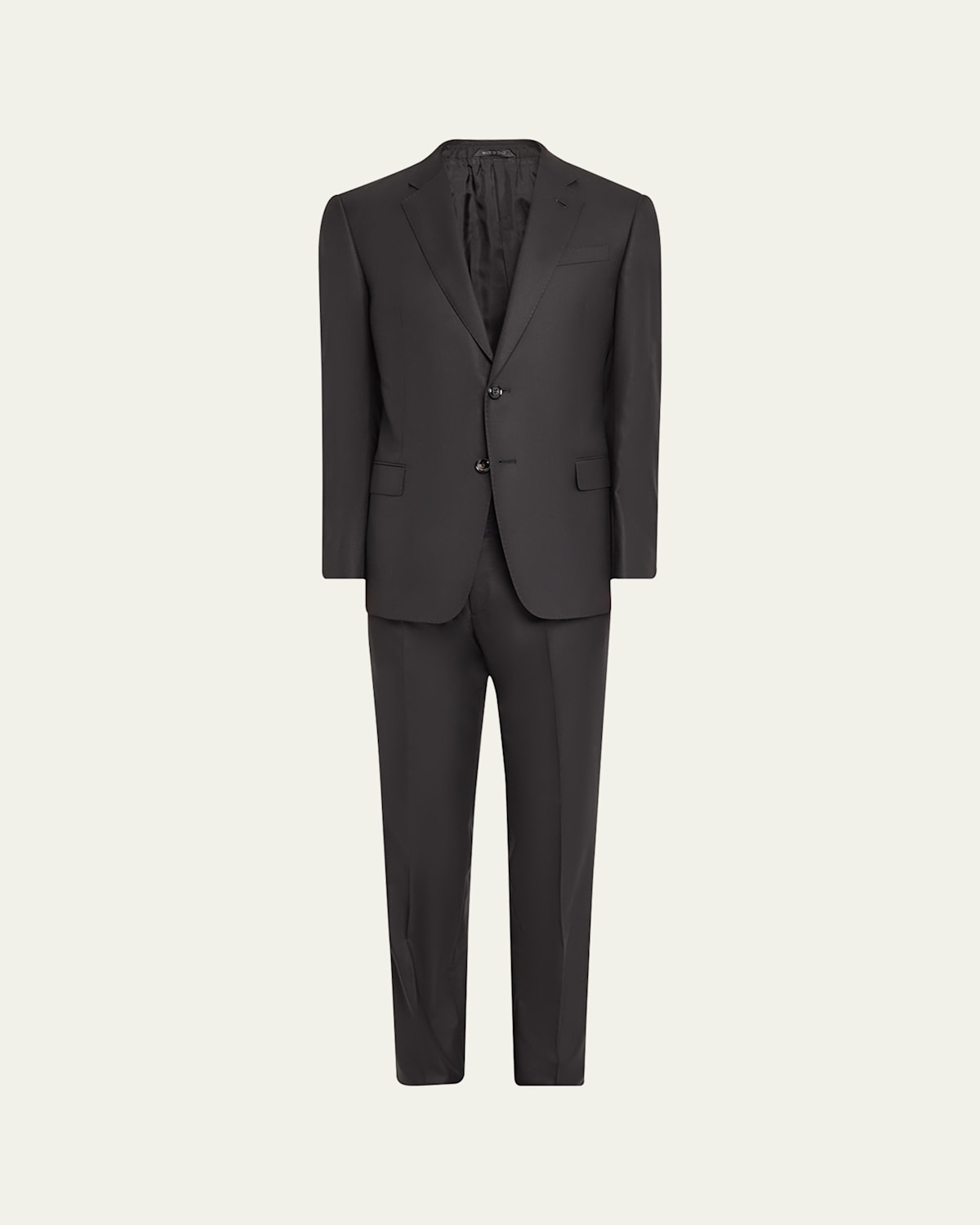 Men's Basic Wool Two-Piece Suit