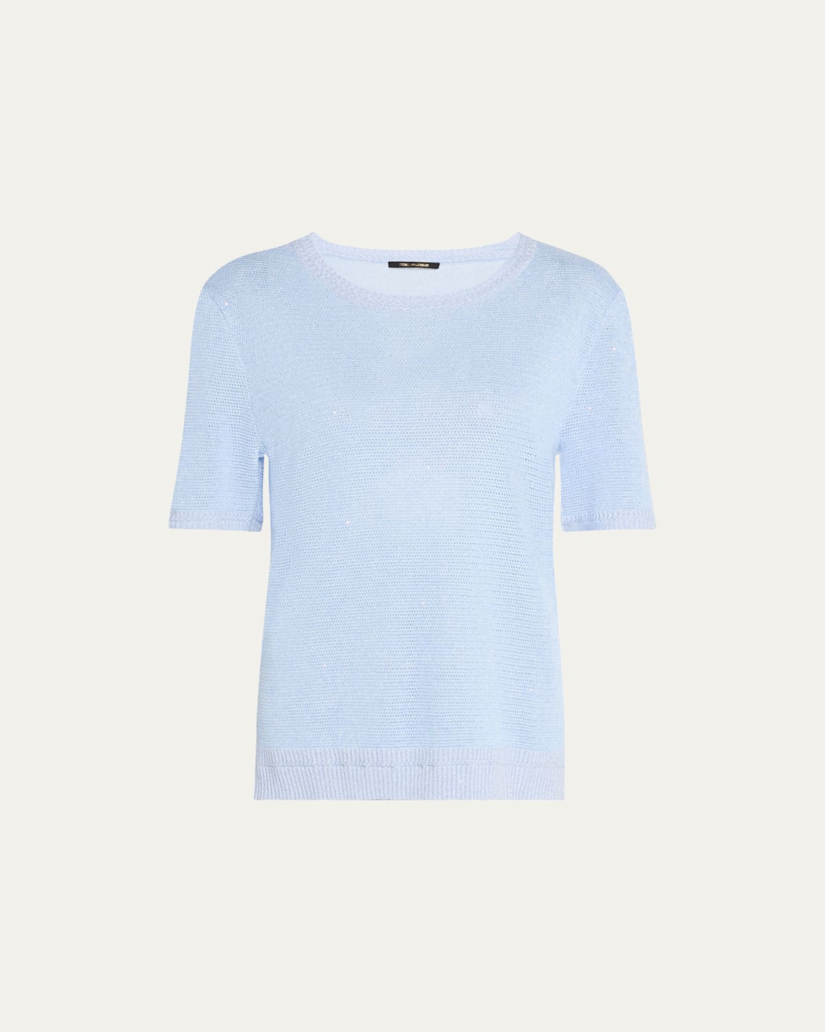Kobi Halperin Noa Sequin-embellished Crewneck Sweater In Blue