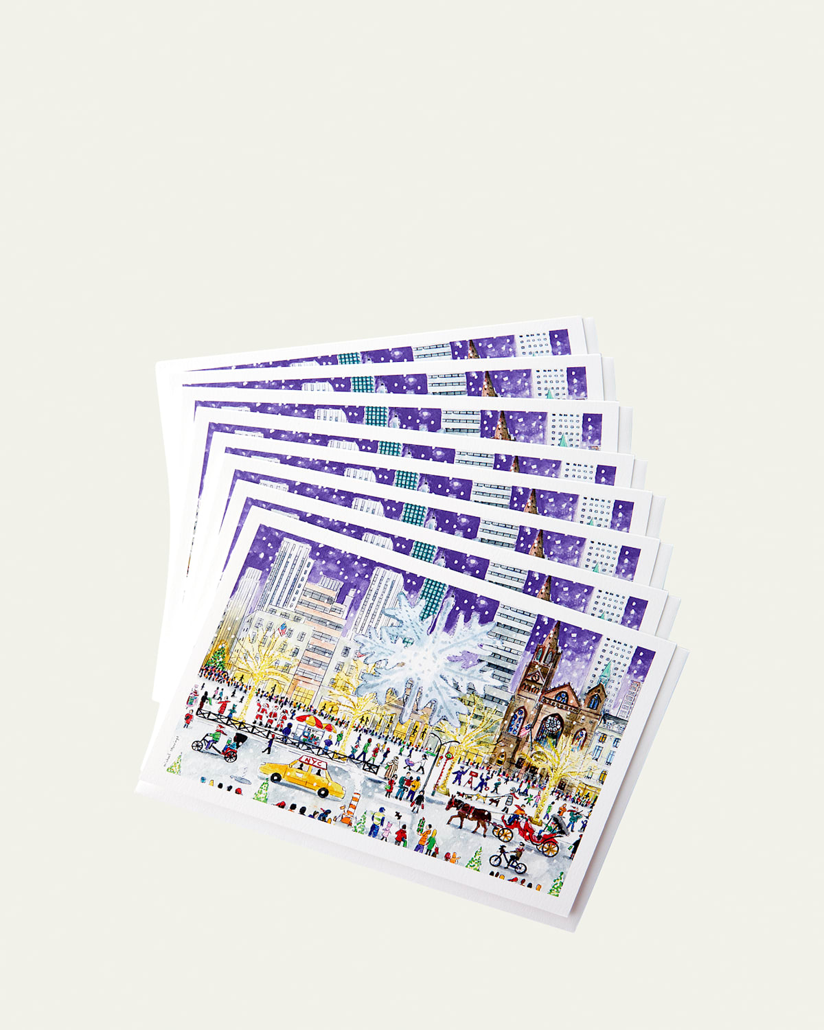 Christmas on Fifth Boxed Cards, Set of 8