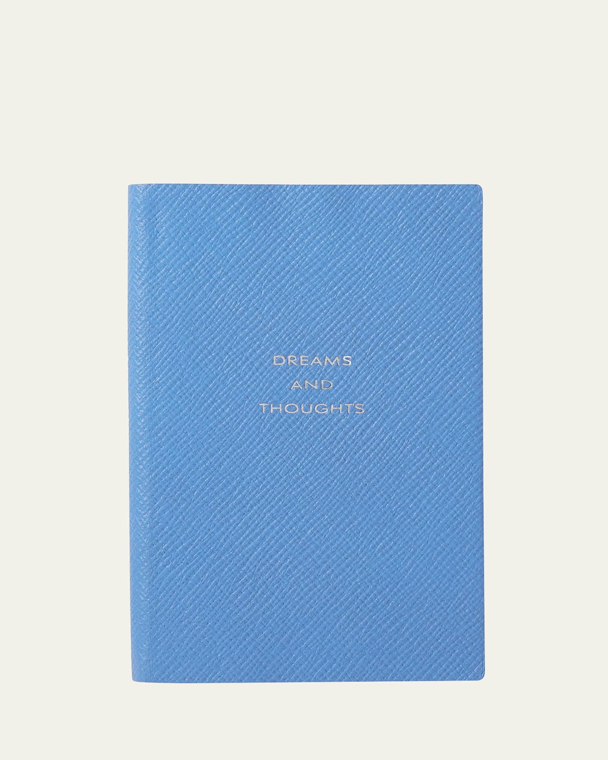 Smythson Dreams And Thoughts Panama Notebook In Nile Blue