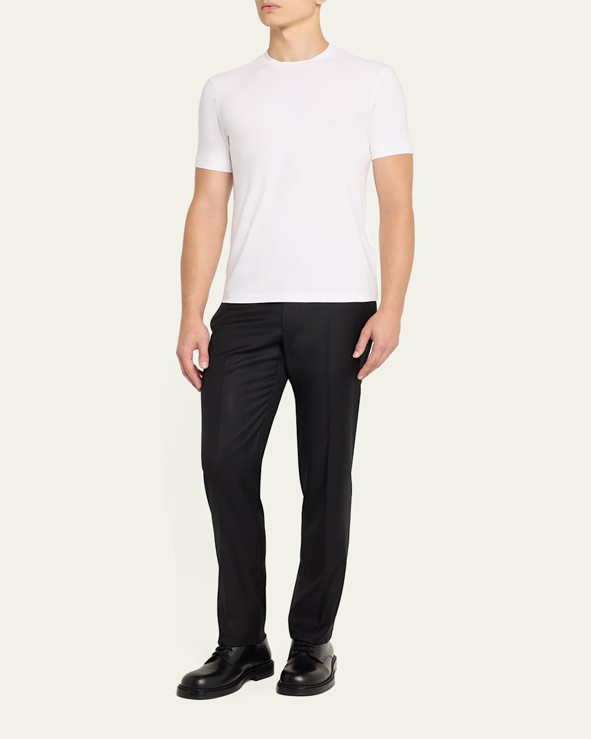 Men'S Textured Stretch T-Shirt