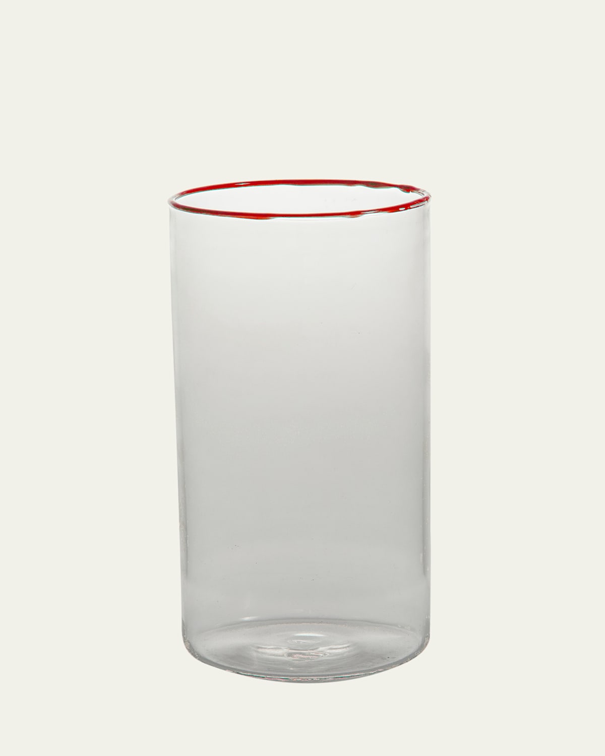 Tuttoattaccato Red Highball Glass, 15.2 oz.