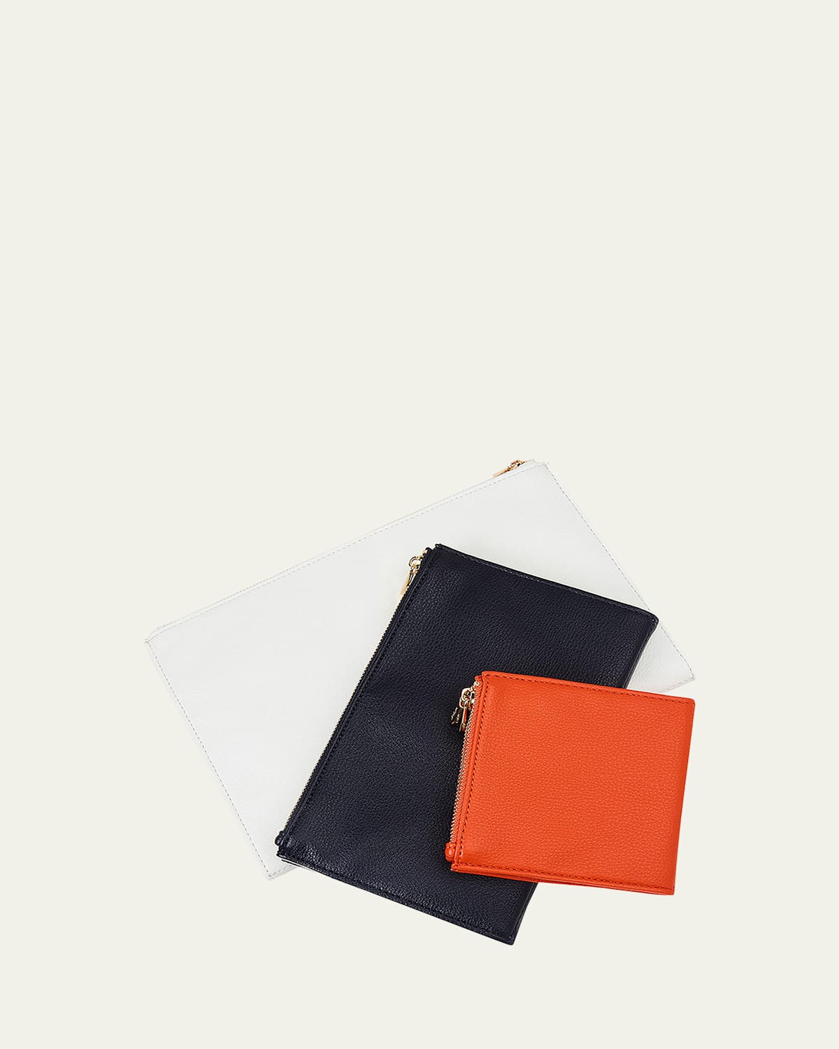 Wolf Maria Set Of 3 Zip Jewelry Pouches In Multi