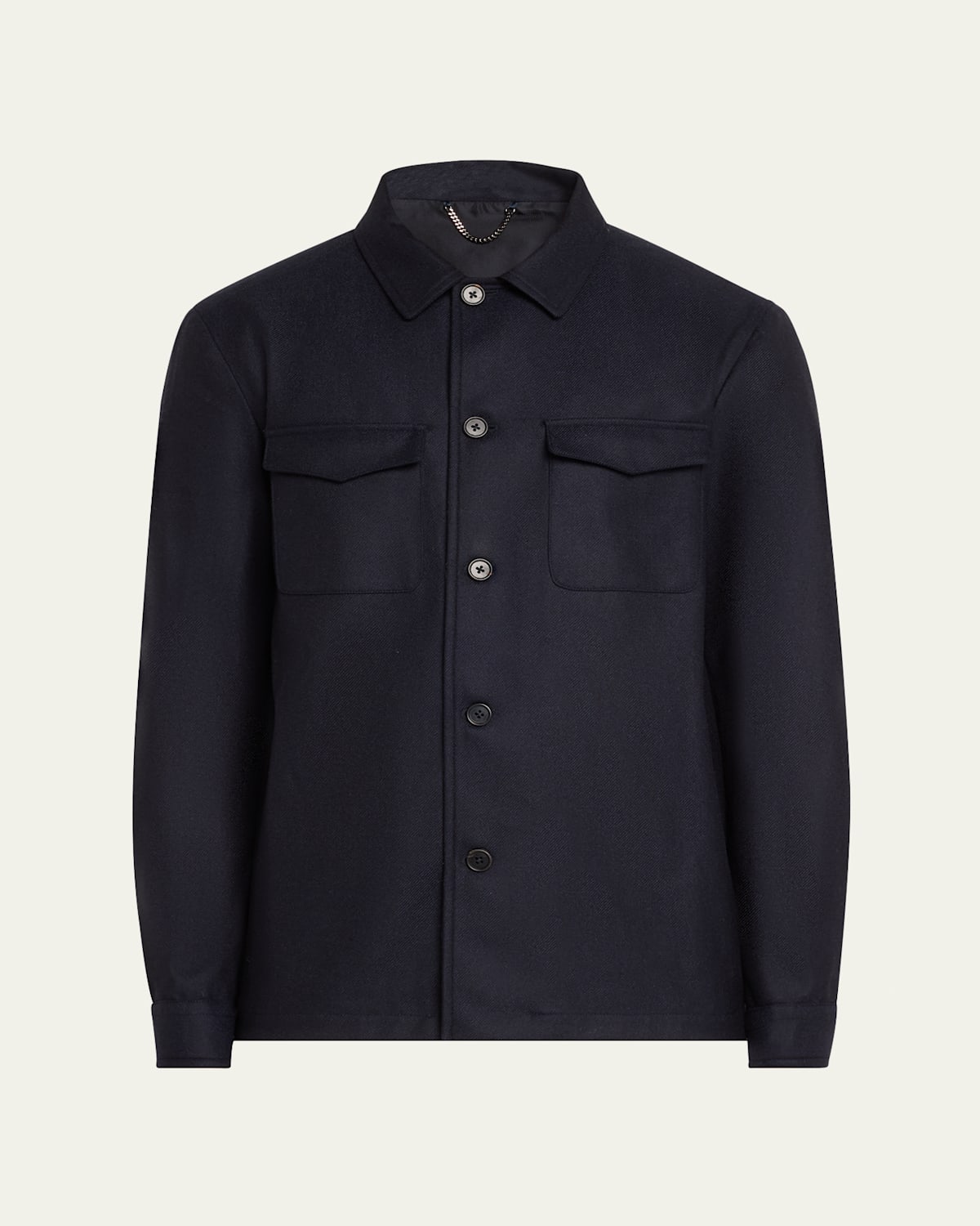 Men's Button-Front Overshirt