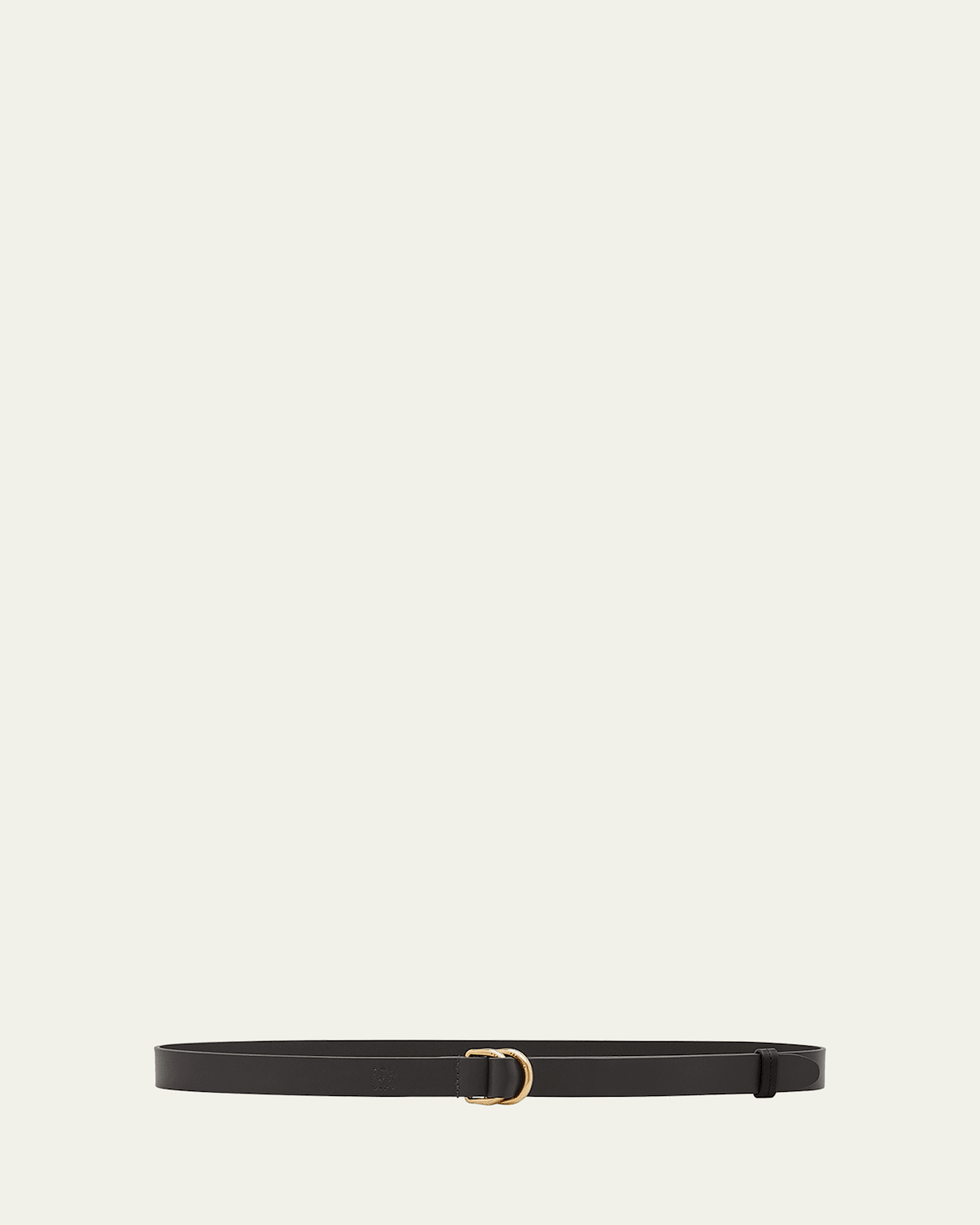 Il Bisonte Reversible Calf Leather Belt In Black